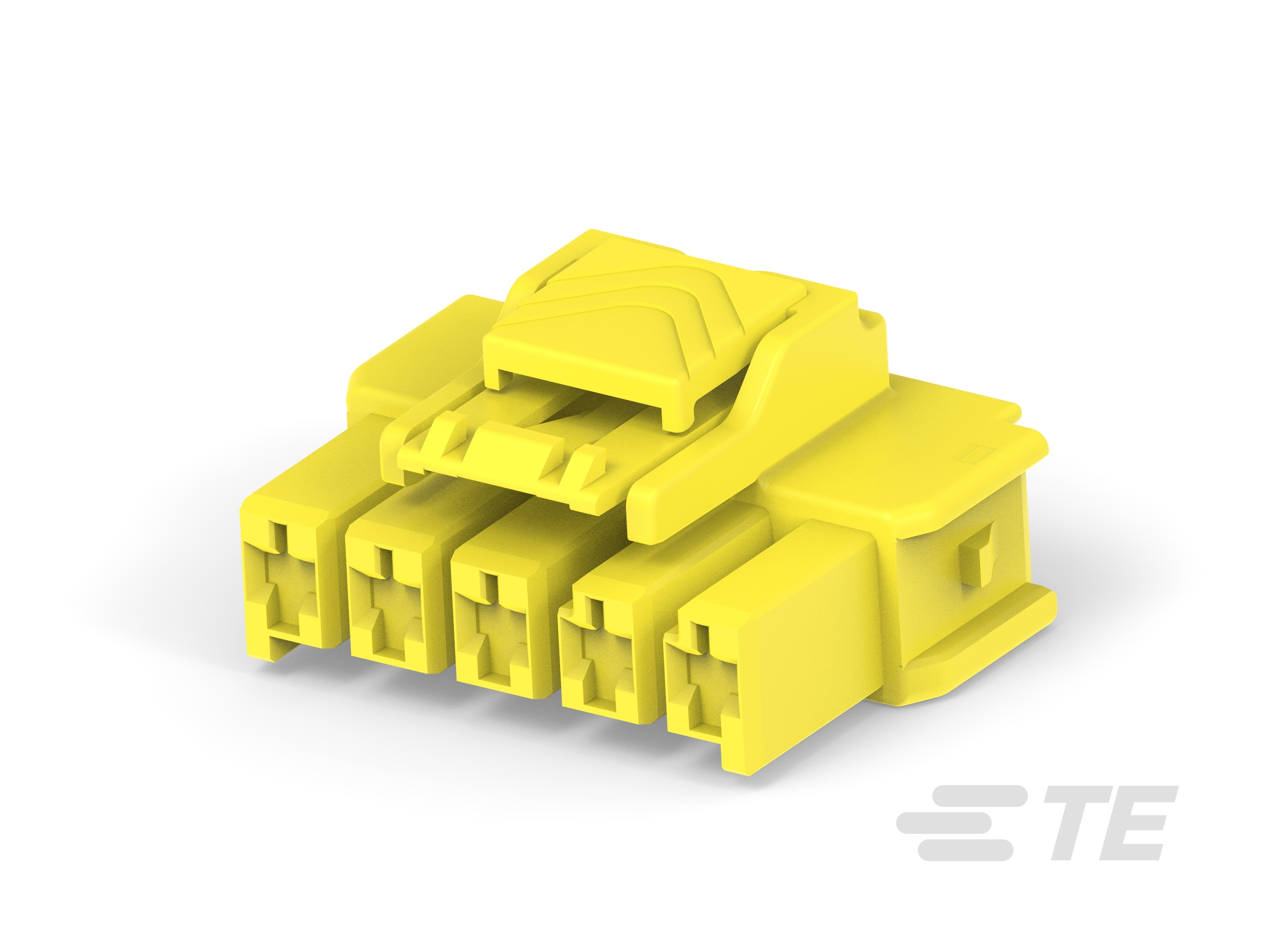 PTL 1X5 PLUG HSG STD TEMP KEY D YEL-4-1971773-7