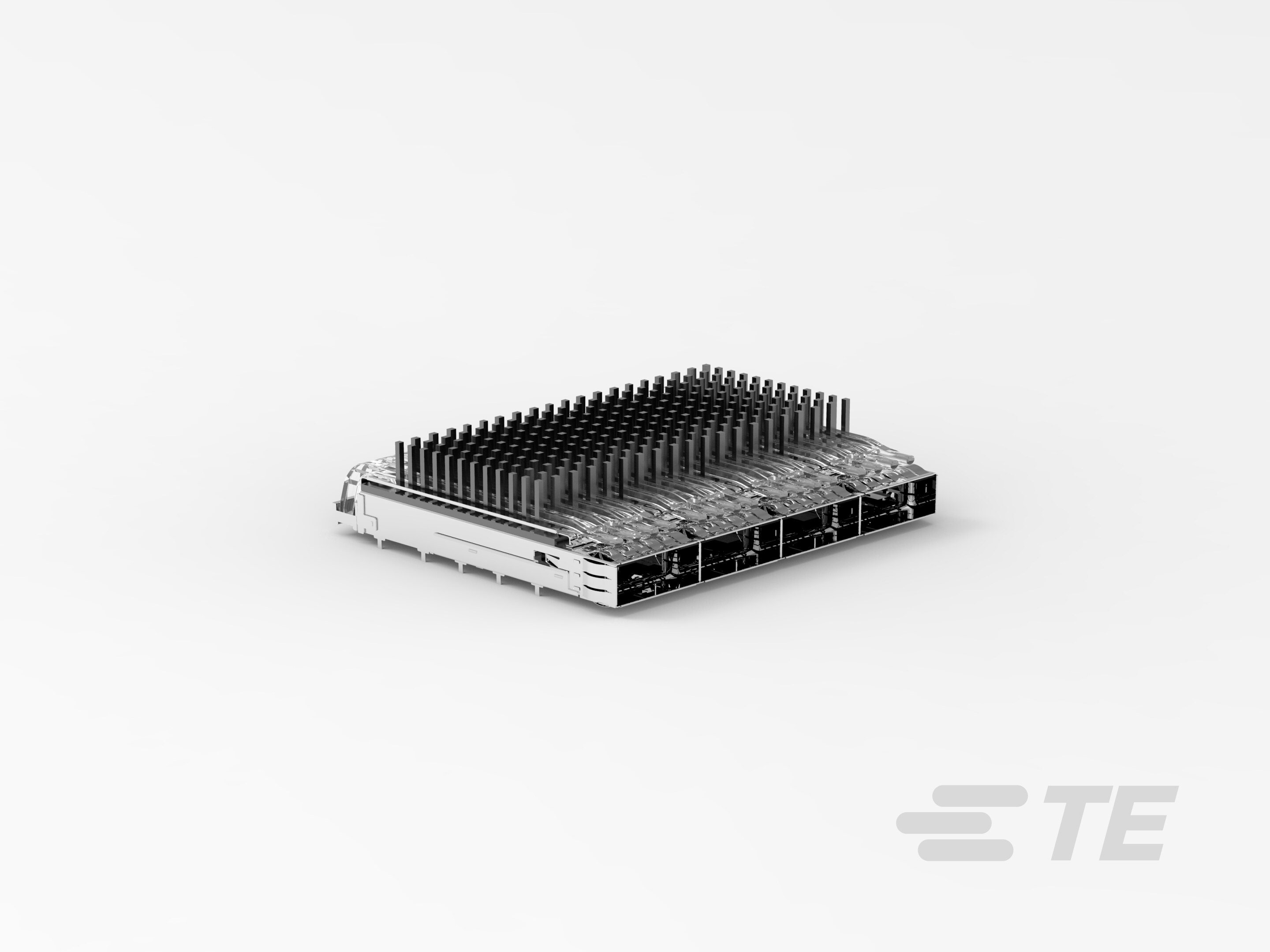 CAGE ASSY, 1X4, QSFP28, SPRING, HS, LP-4-2170747-6