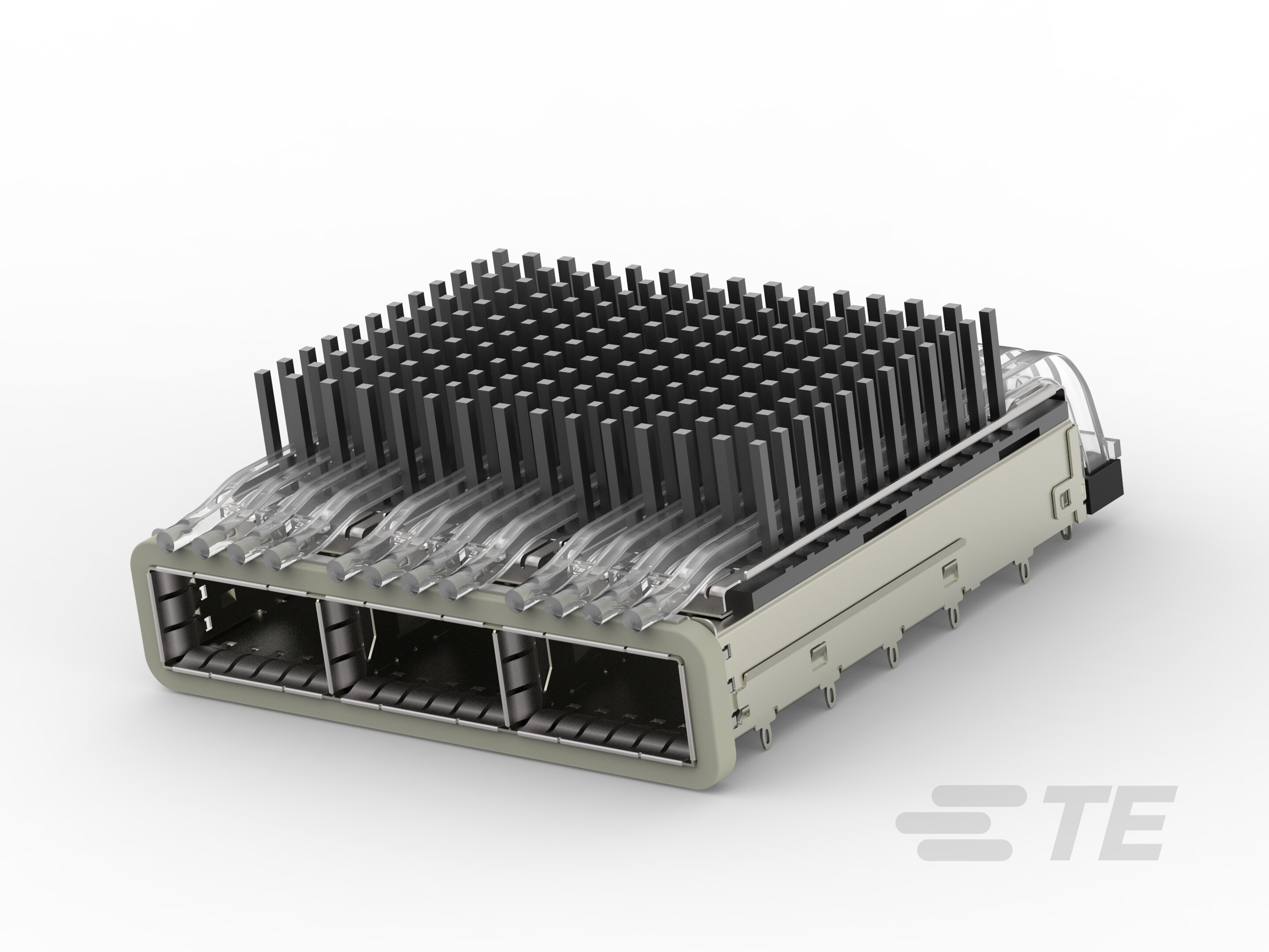 CAGE ASSY, QSFP28, 1X3, GASKET, HS, LP-4-2170769-3