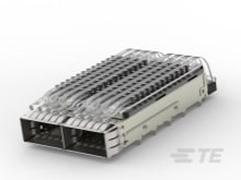 QSFP28, 1X2, CAGE ASSY, SPRING, HS, LP-4-2170808-5