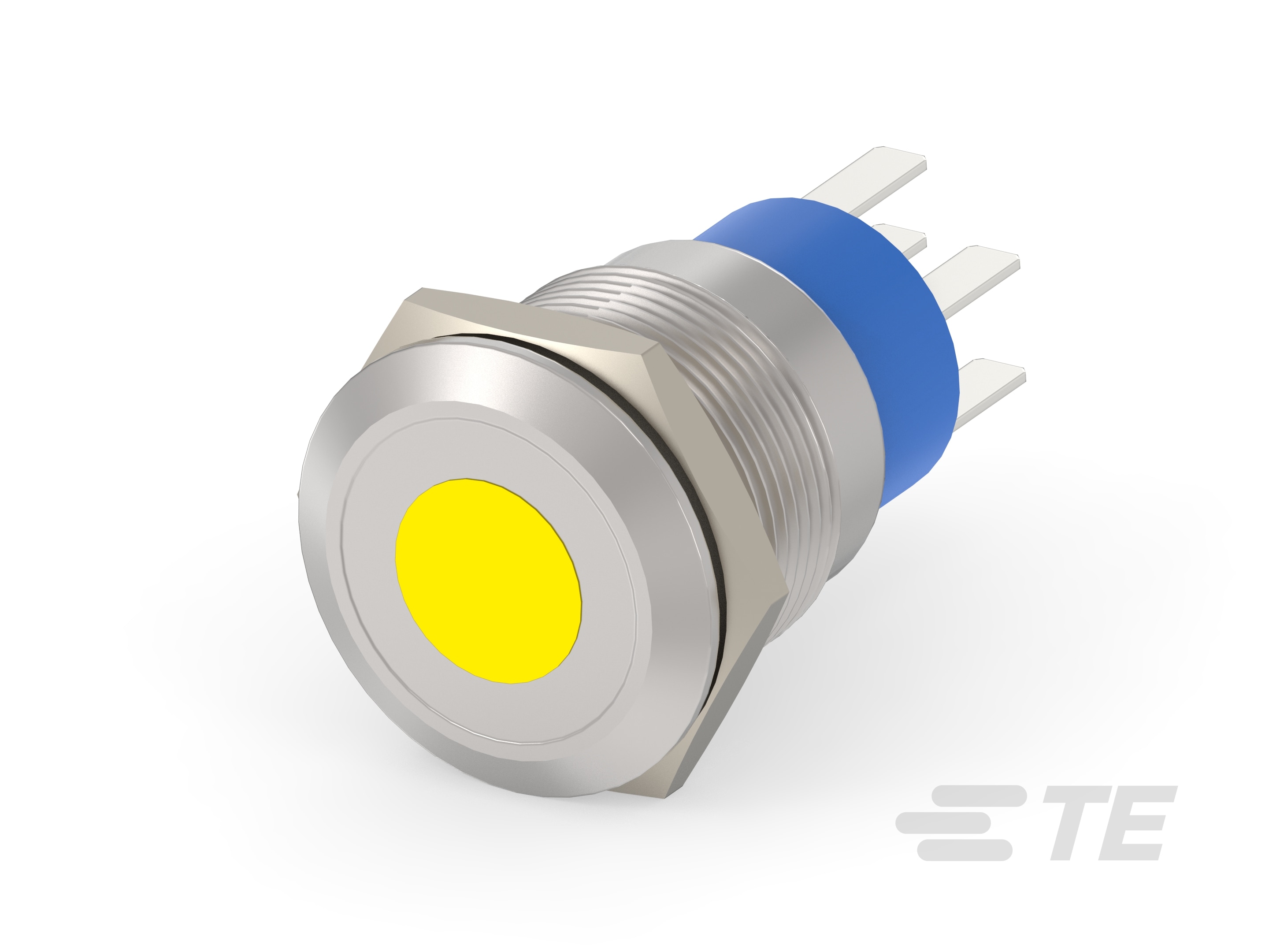 AV19 DPM 3A SPOT LED YELLOW 24V-5-2213765-1