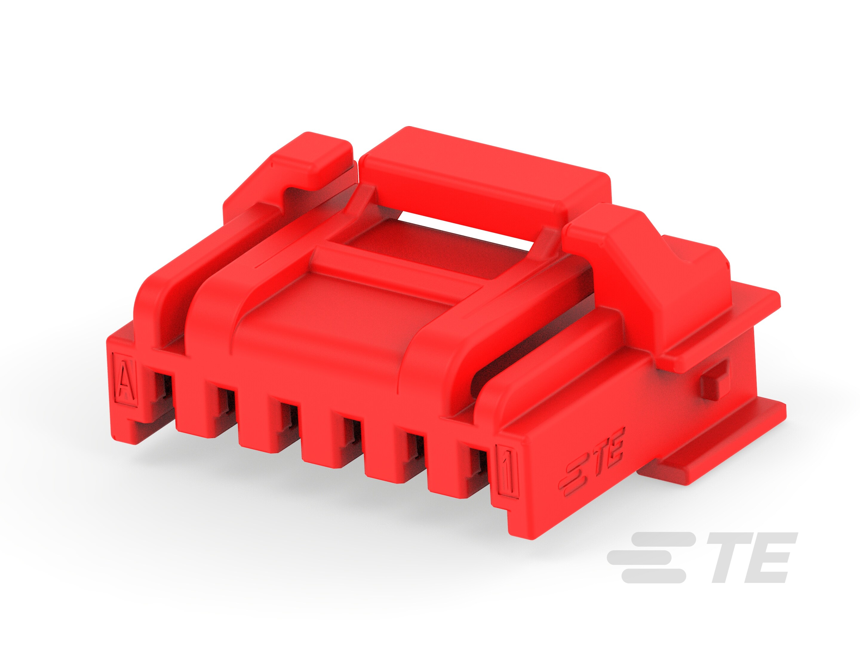 SGI 1.5 Plug HSG, 6P, Key A, Red-4-2382946-6