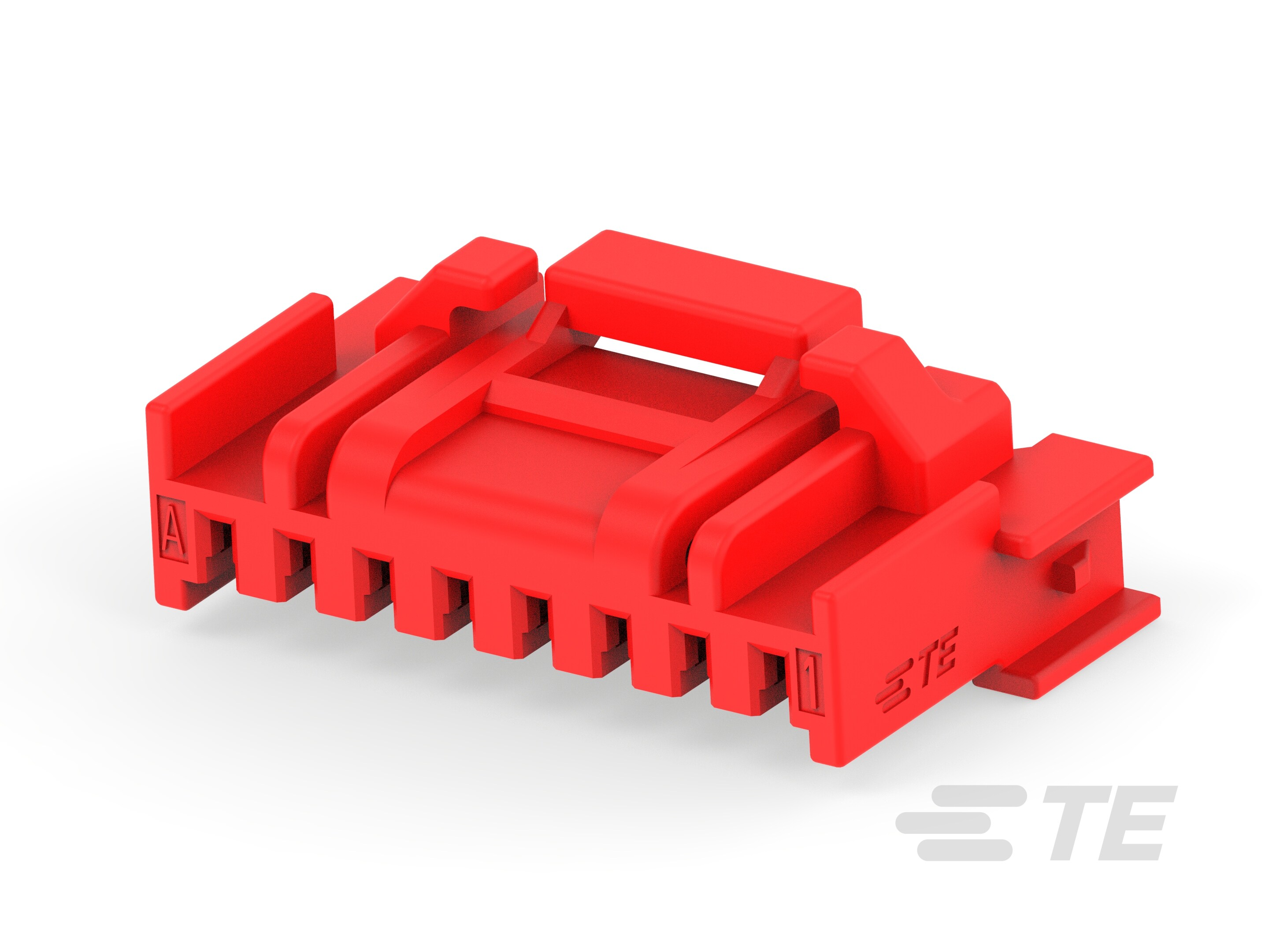 SGI 1.5 Plug HSG, 8P, Key A, Red-4-2382946-8