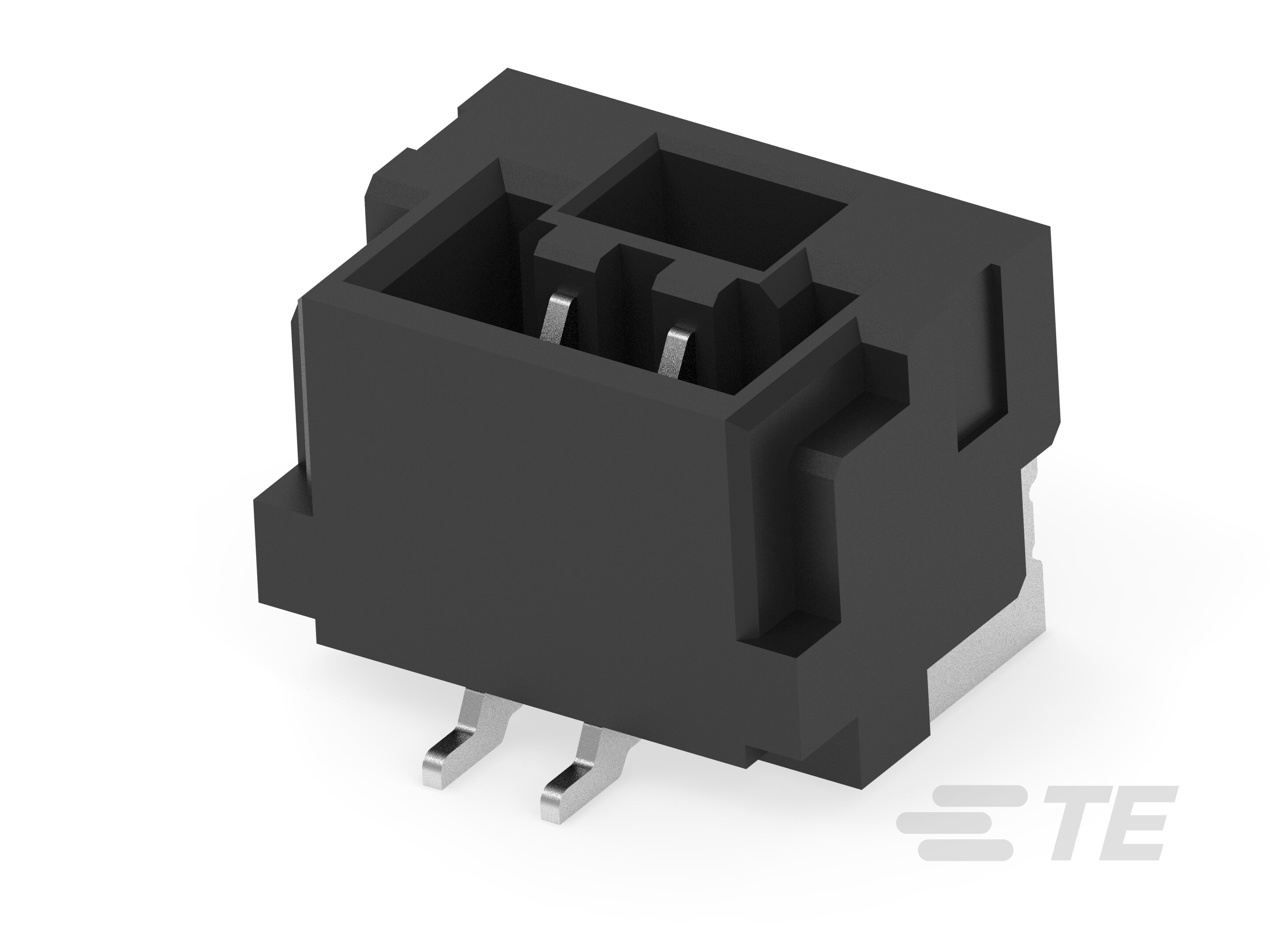 1.25P 2POS WTB VERT BRD W LATCH TIN BL-4-2390138-2