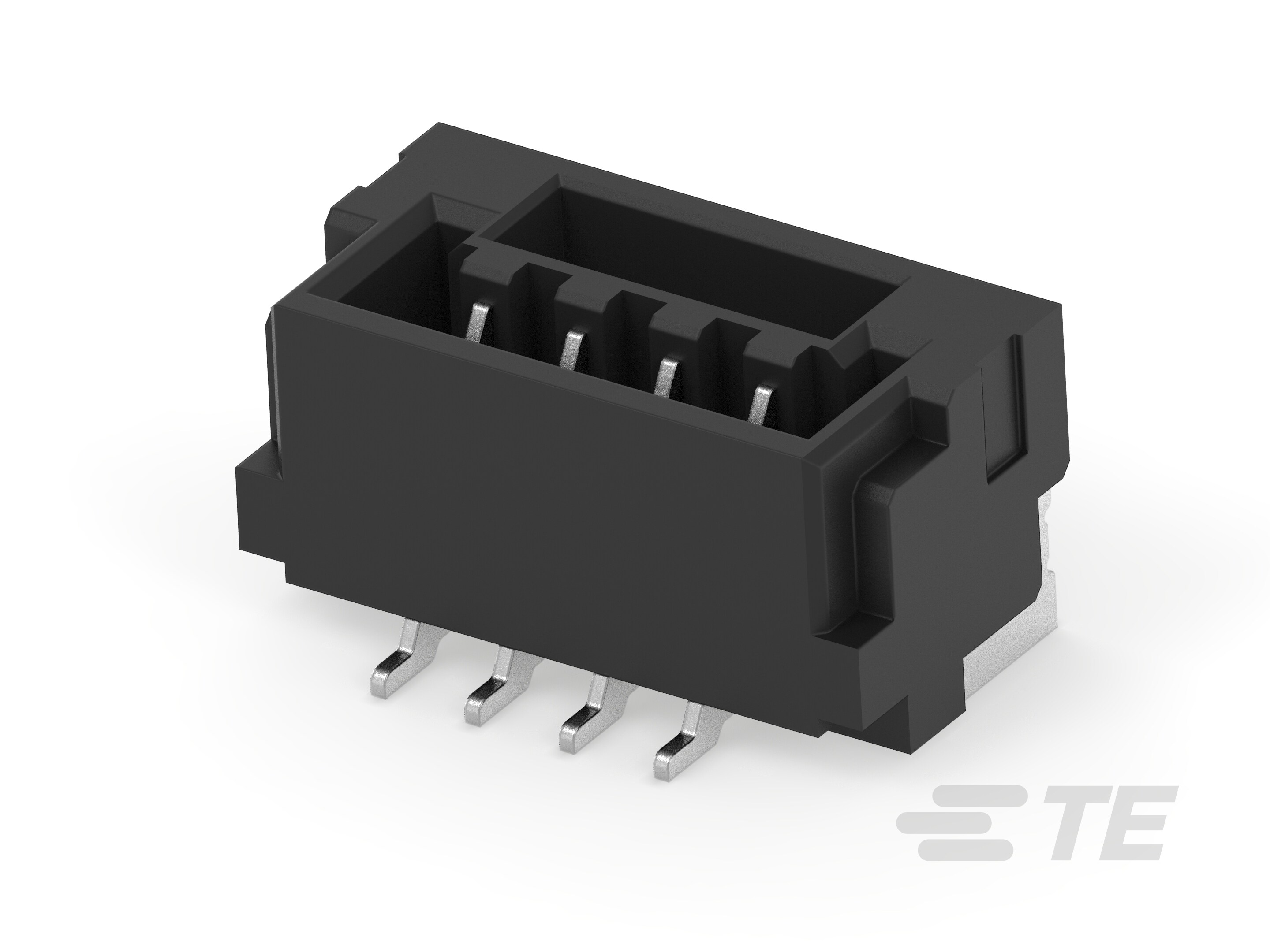 1.25P 4POS WTB VERT BRD W LATCH TIN BL-4-2390138-4