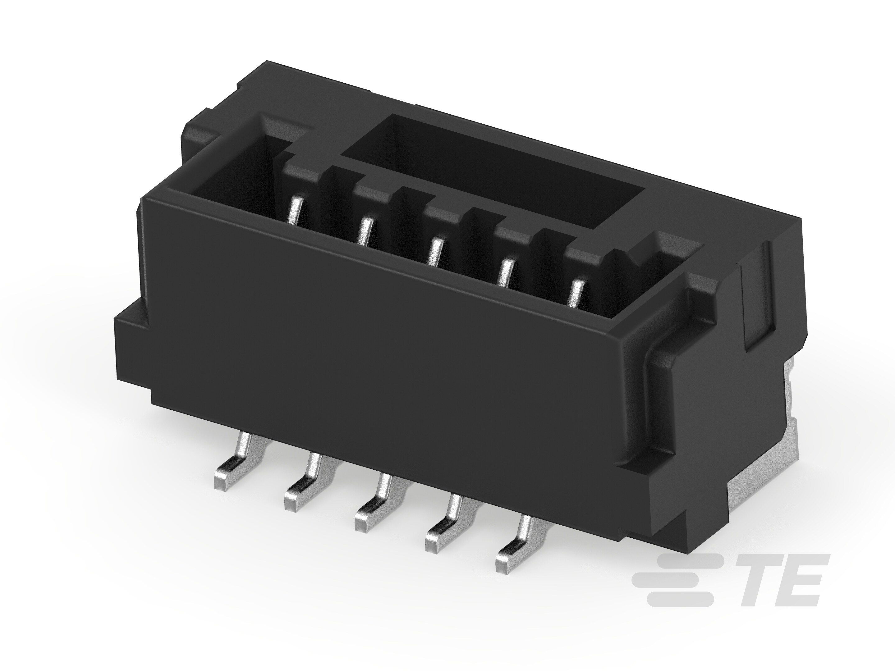 1.25P 5POS WTB VERT BRD W LATCH TIN BL-4-2390138-5