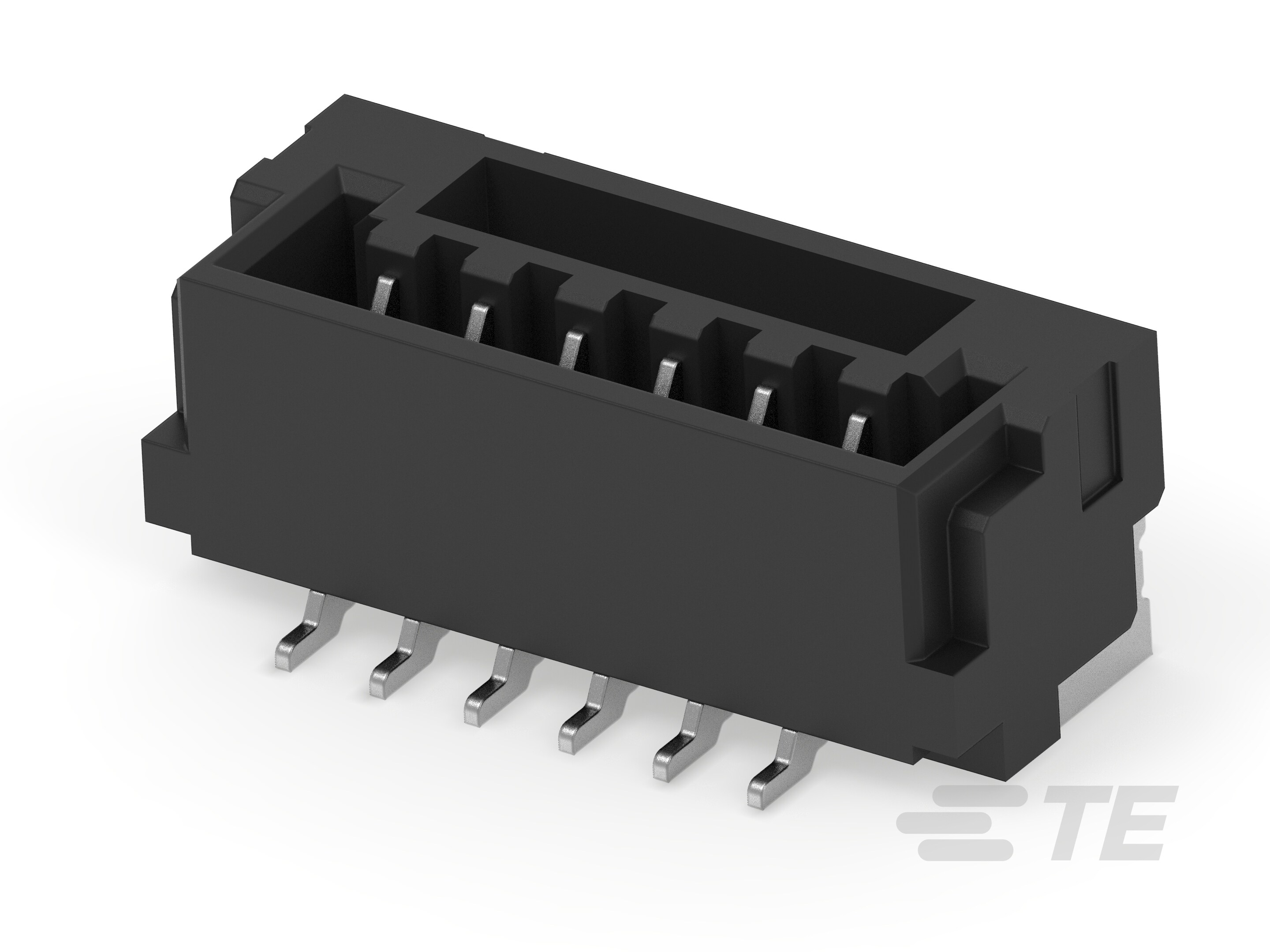 1.25P 6POS WTB VERT BRD W LATCH TIN BL-4-2390138-6