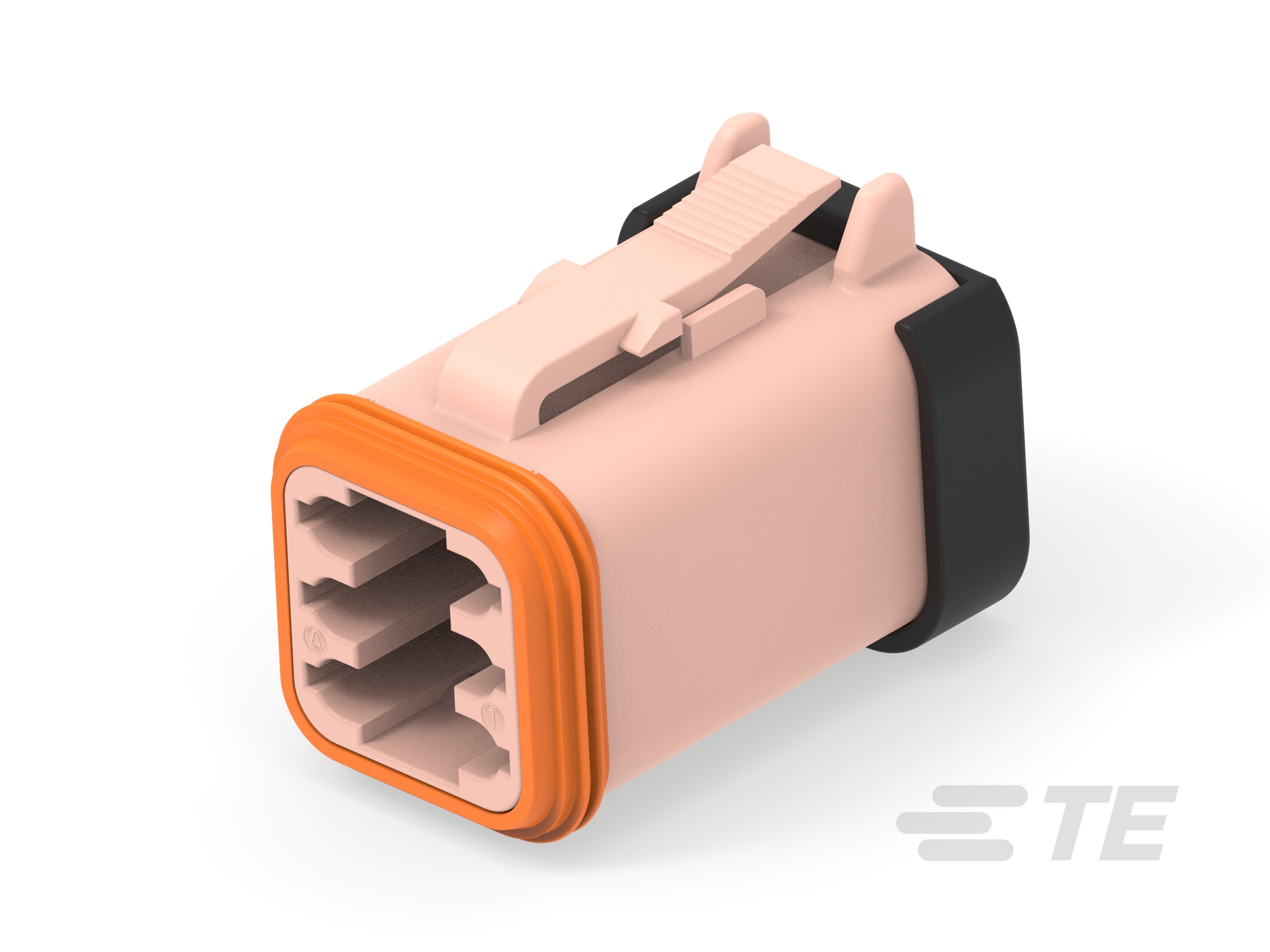 DT06-6S-EE14, PLG, 6P, BRN, N, CAP-4-2448106-1