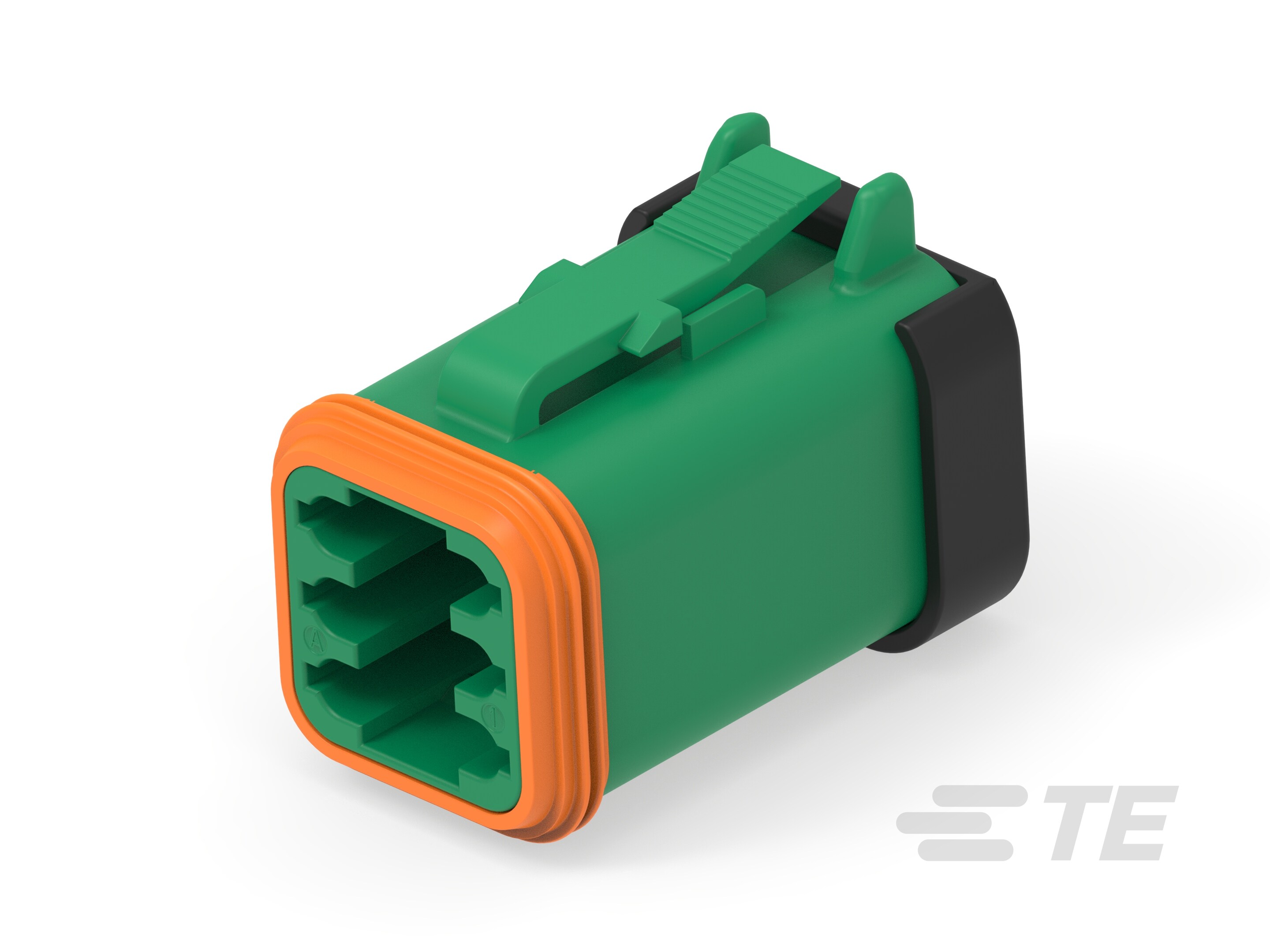 DT06-6S-EE13, PLG, 6P, GRN, N, CAP-4-2448106-2