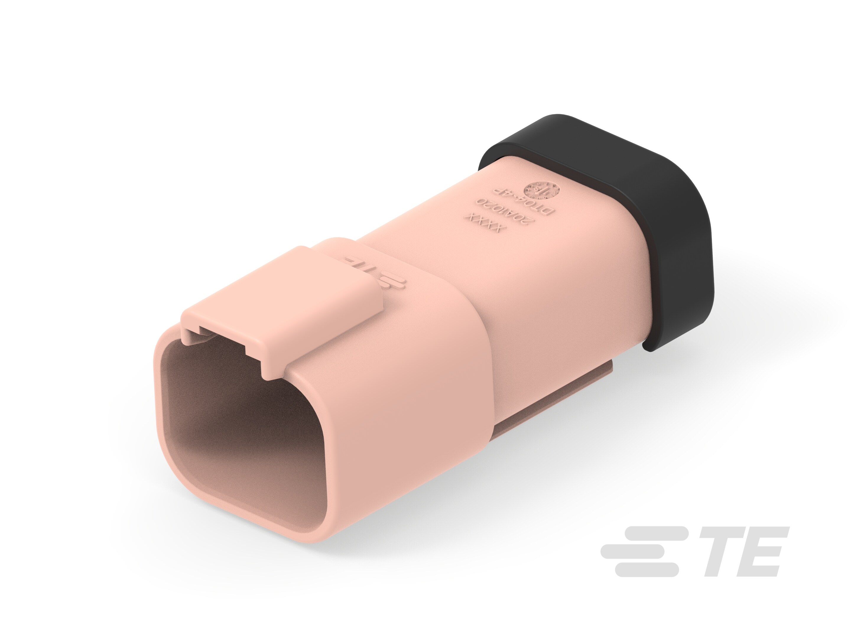 DT04-4P-EE14, RCPT, 4P, BRN, N, CAP-4-2448112-1