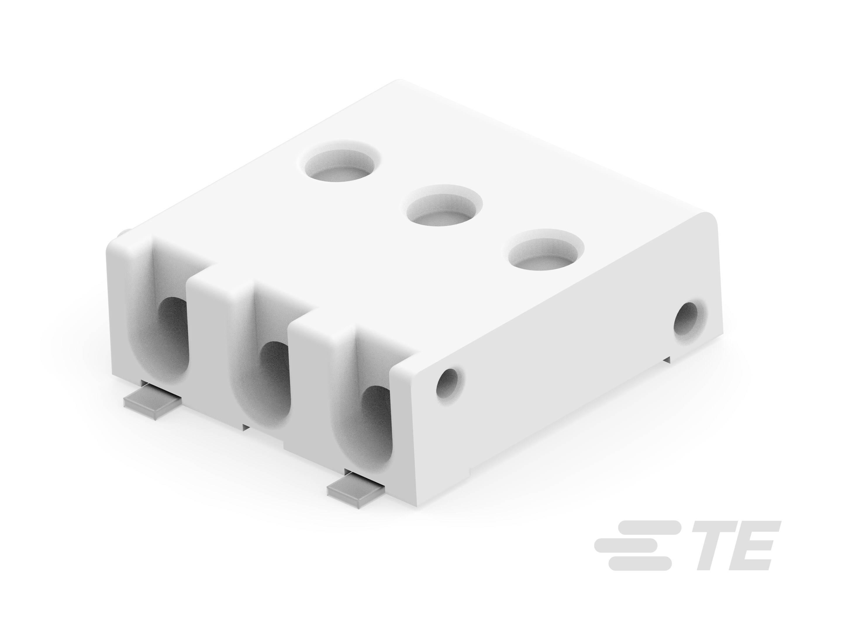 3P RELEASE POKE-IN CONN_BRIGHT WHITE-4-2834006-3