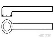 Heat Shrink Boots: Low Profile, Blow Mold, Lipped, Right Angle-CAT-R21-56701458