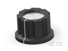 PKES70B1/4=KNOB FLUTED W/SKIRT-5-1437624-2