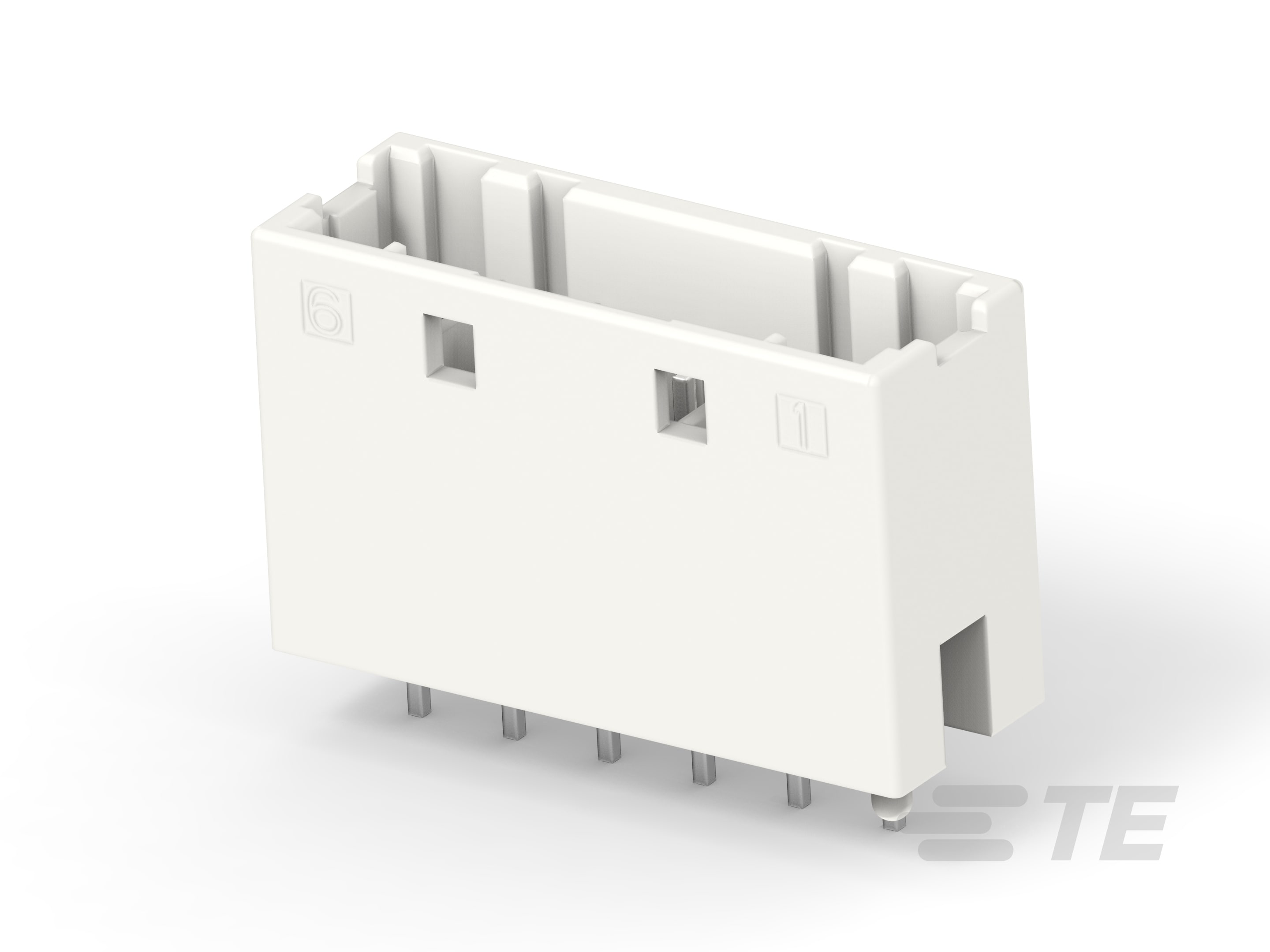 GIC 3.3 HDR ASSY 6POS 1-ROW W/O KINK-5-1871568-1