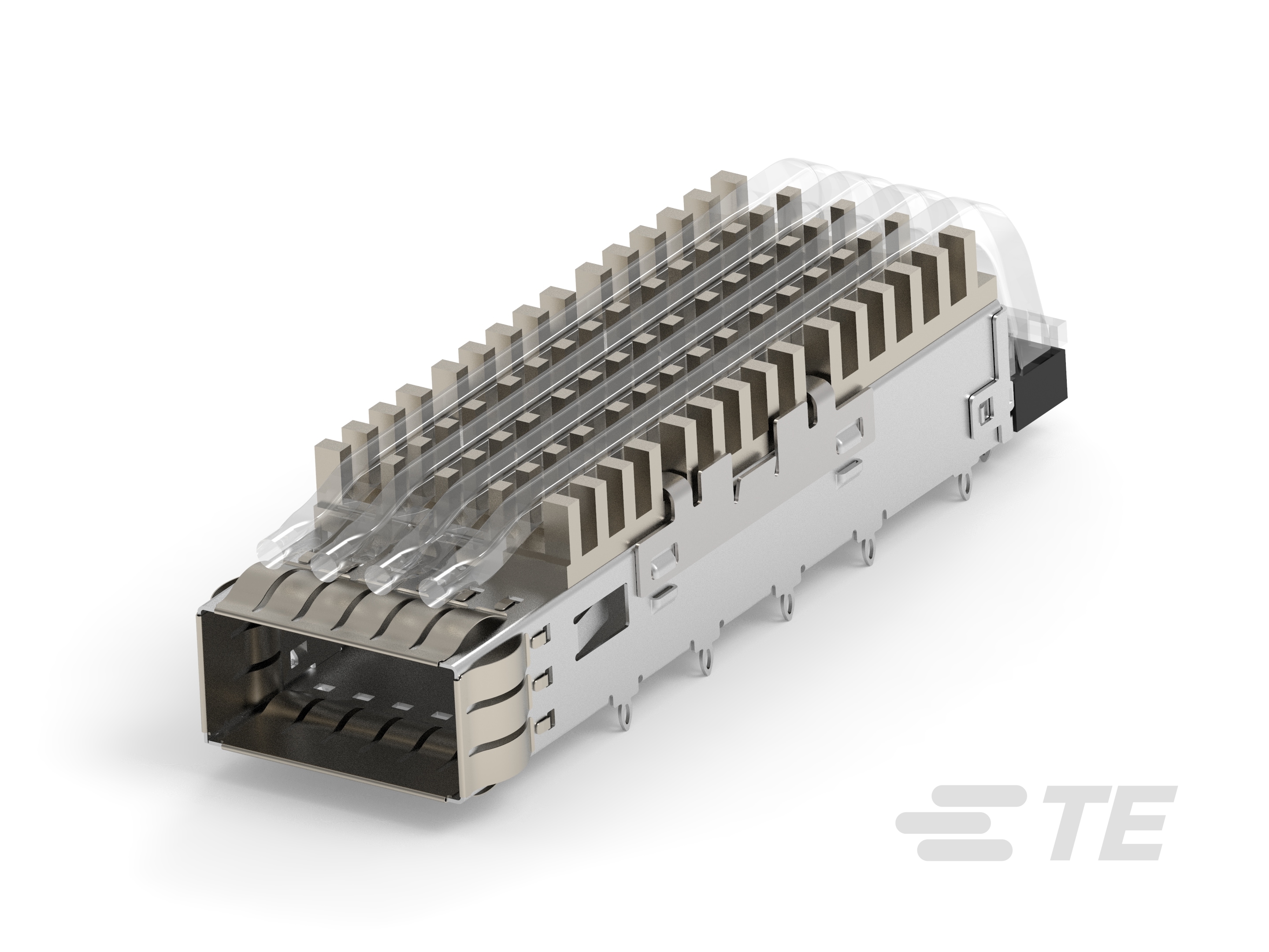 CAGE ASSY, QSFP28 1X1, SPRING, HS, C LP-5-2170705-8