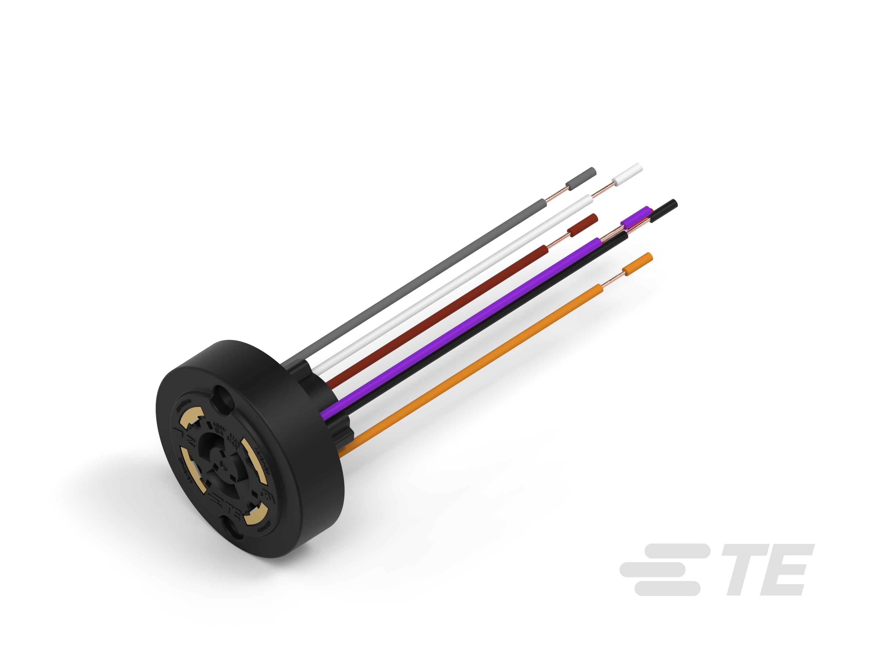 RCPT ASSY,DIM PHTCNTRL,105C,3/4, TINNED-5-2213362-4