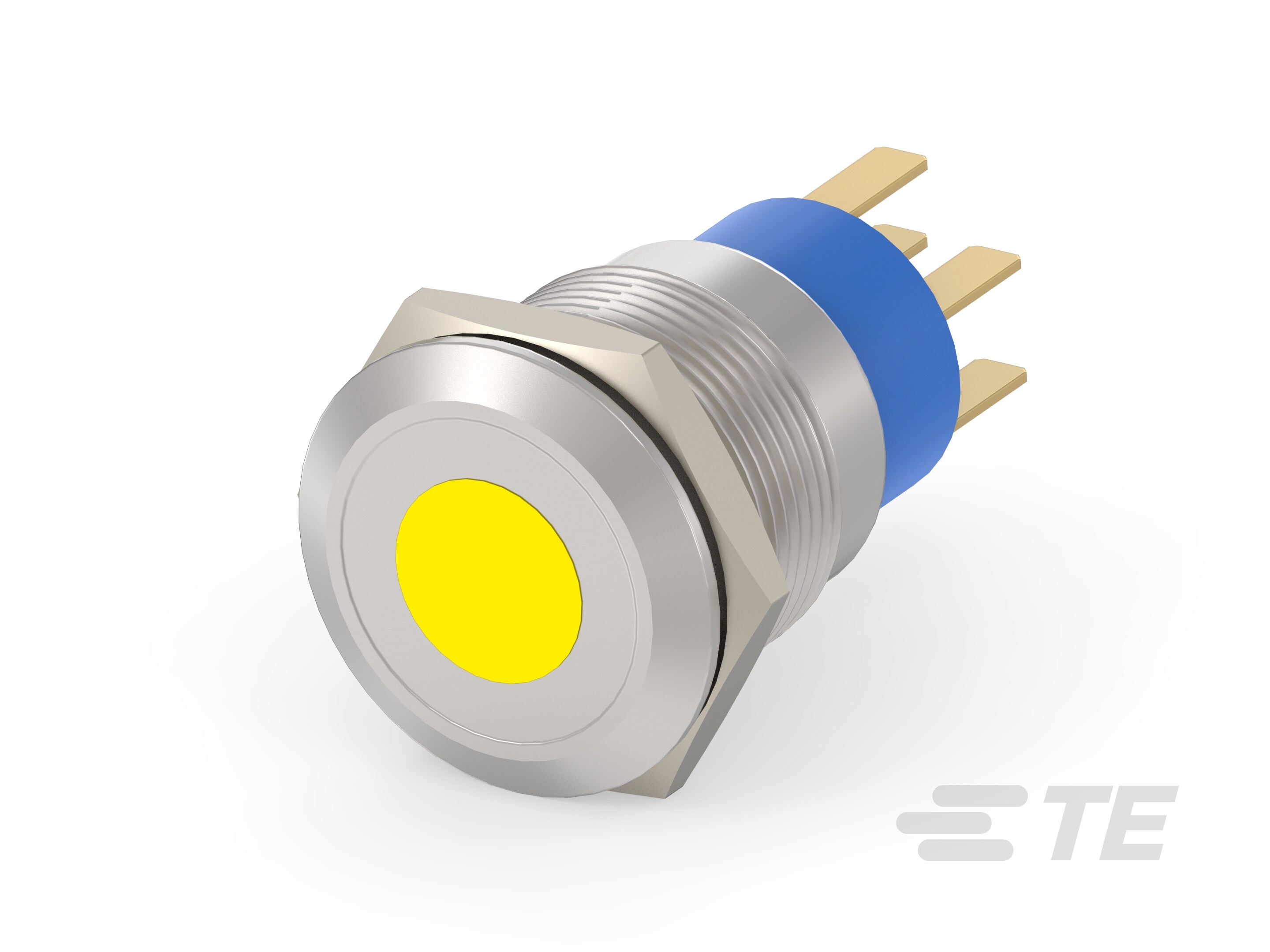 AV19 DPM 0.4VA SPOT LED YELLOW 12V-5-2213765-0