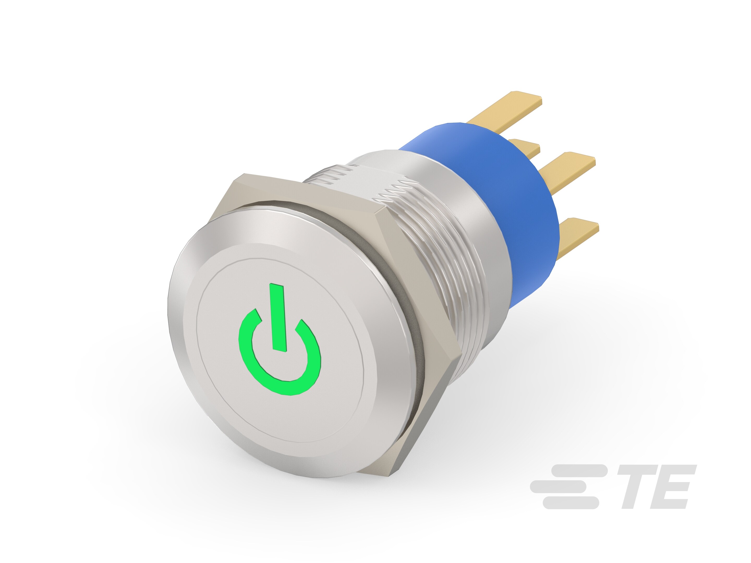 AV19 DPM 0.4VA POWER LED GREEN 12V-5-2213766-4