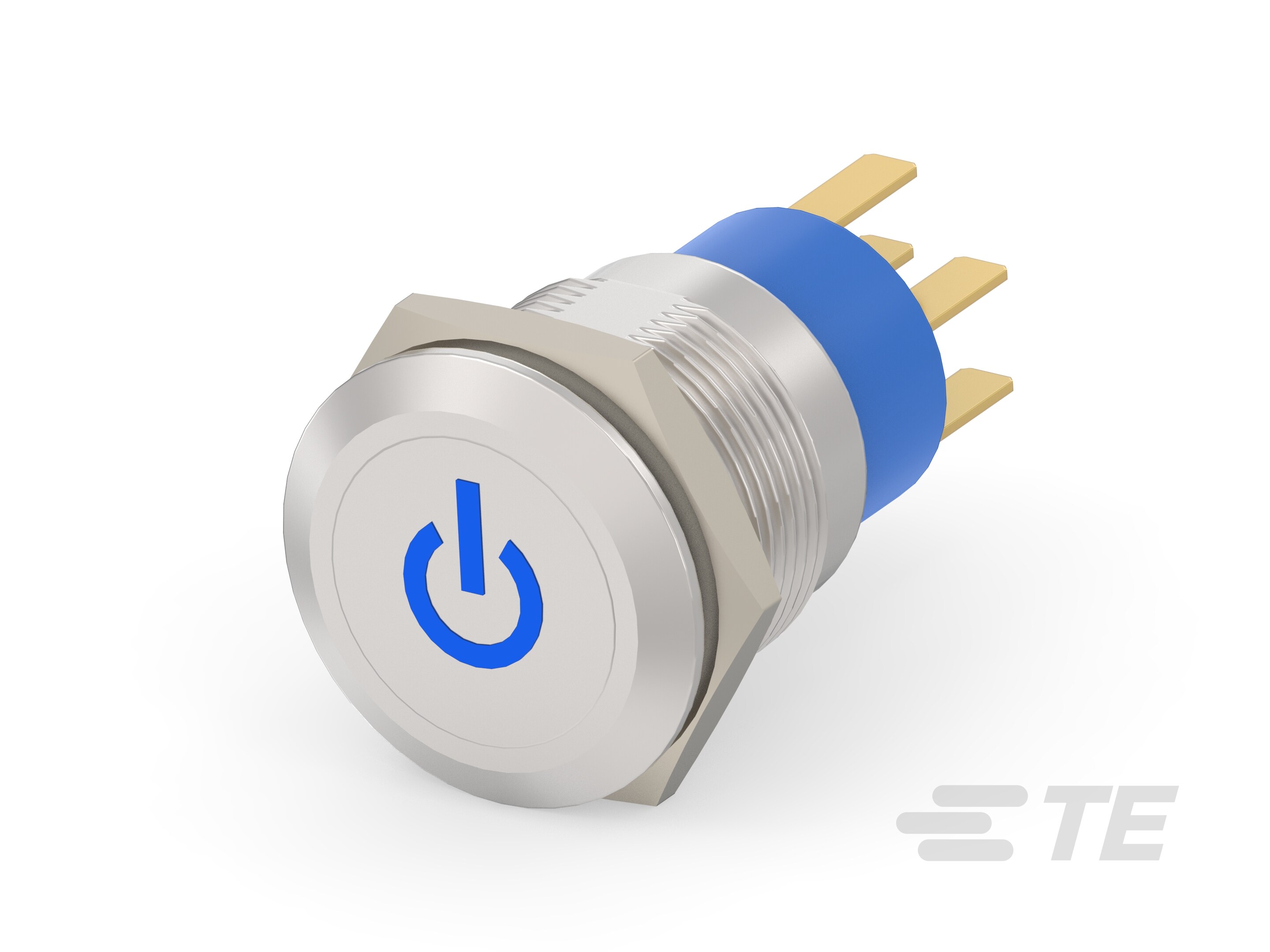 AV19 DPM 0.4VA POWER LED BLUE 12V-5-2213766-8