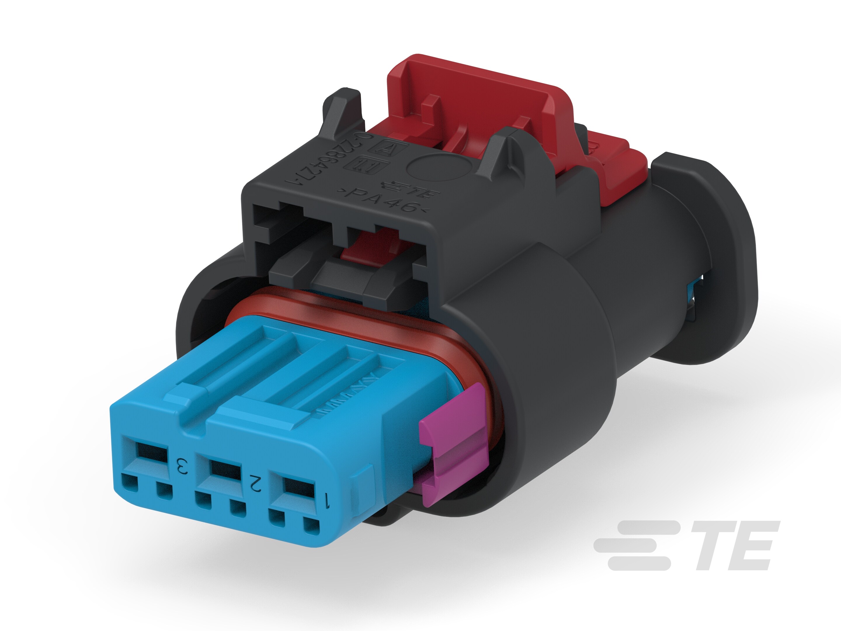 3POS,HPF 1.2,REC HSG,ASSY,SLD-5-2297811-3