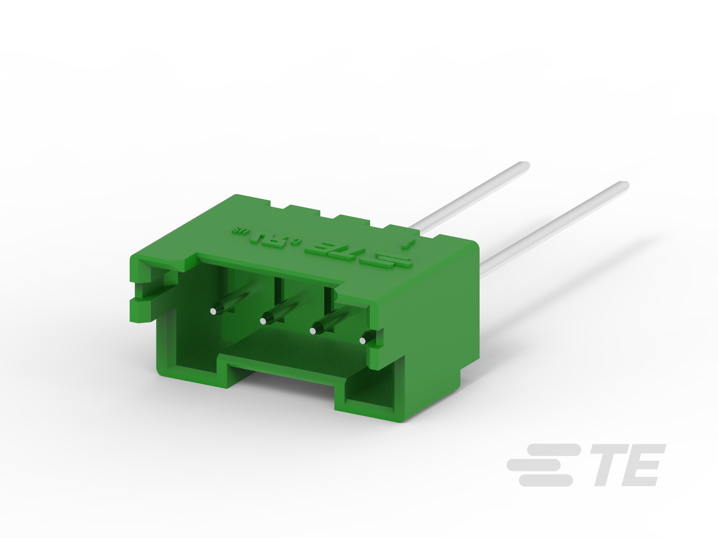 EP2.5 HDR 4P VERT W/O BOSS,TAPING,GREEN-5-2299683-4