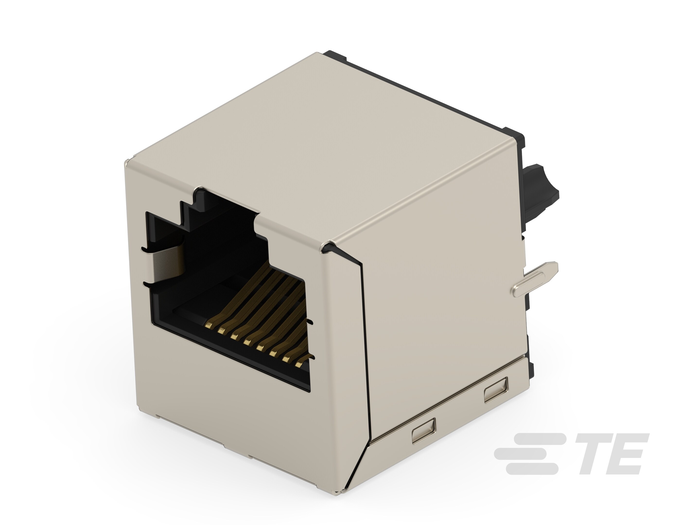 RJ45 JACK INT.MAG. 10/100 1X1 VERT.-5-2301995-2