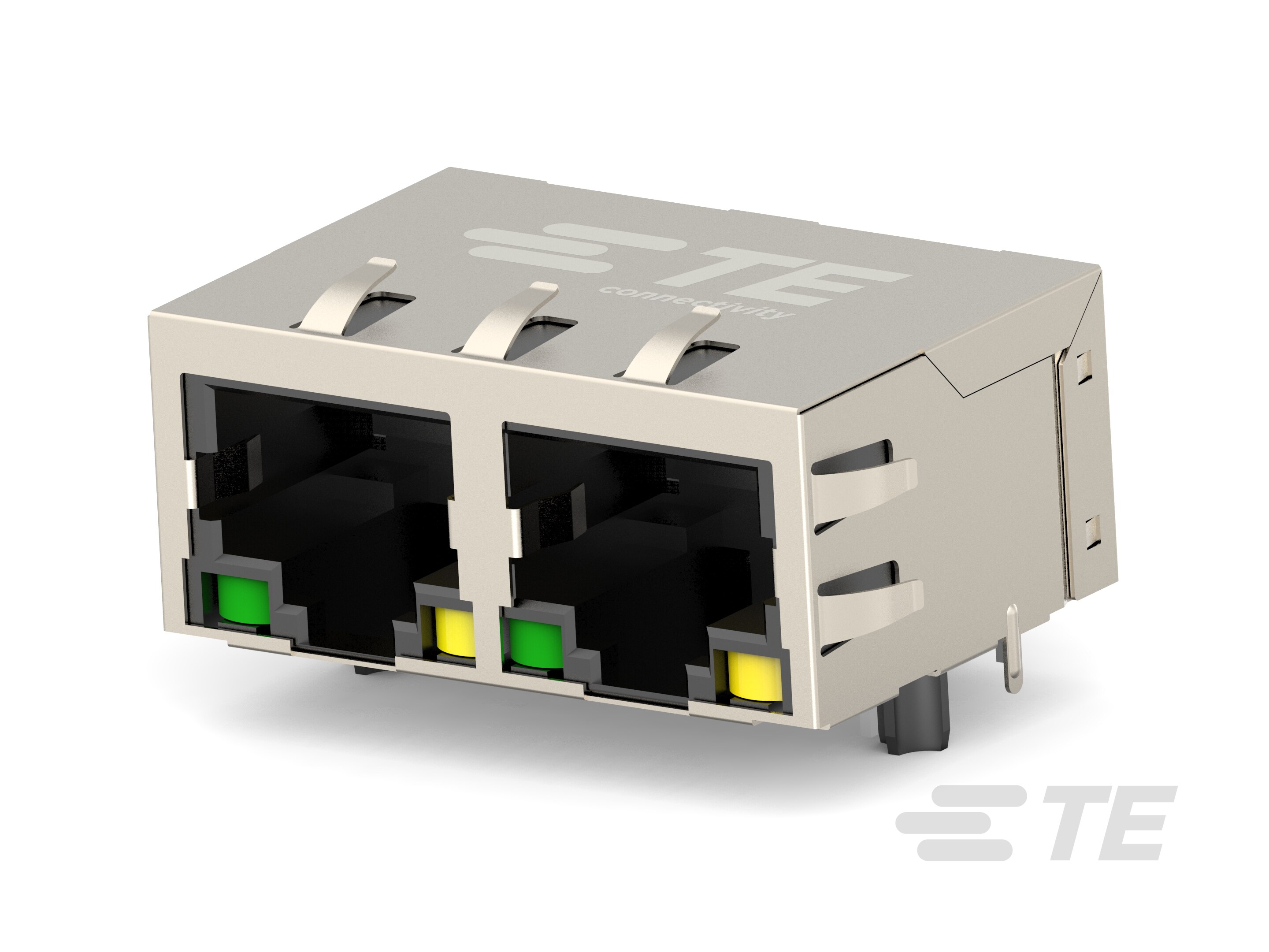 RJ45 JACK MAG. POE 10/100 LED 1X2-5-2337994-4