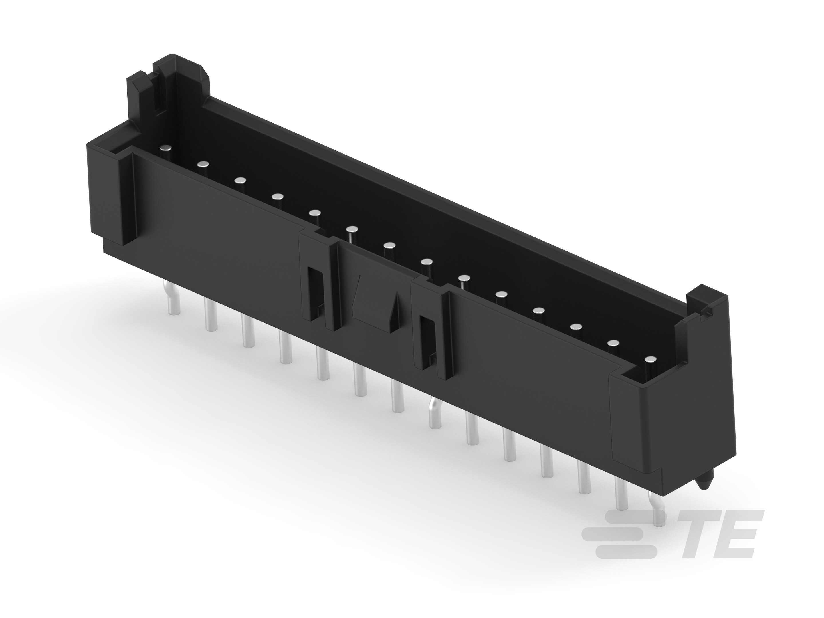 EP2.5 HDR 14P VERT BOSS,BLACK,UL-5-2338245-4