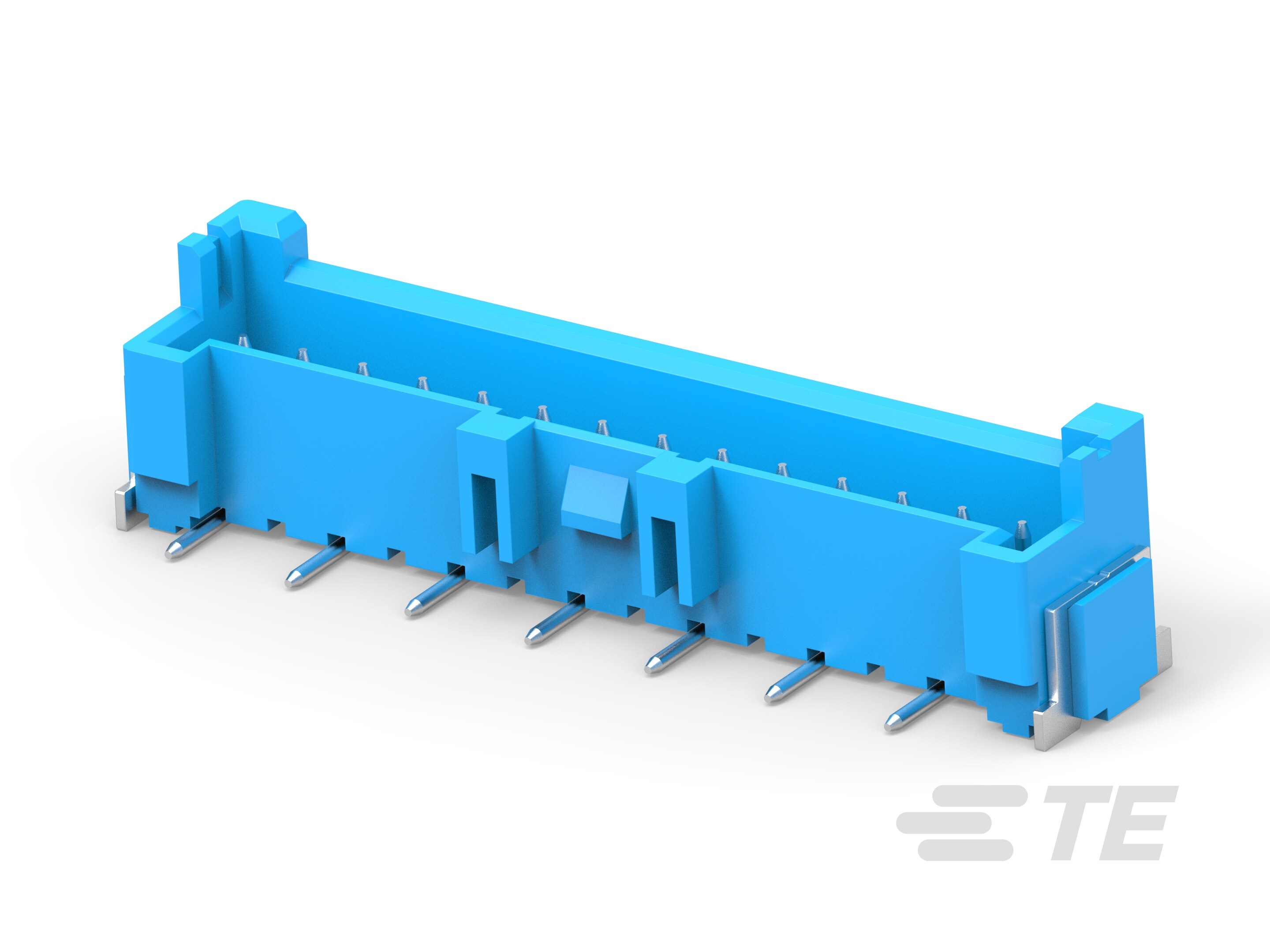EP2.5 single row SMT header,14P,blue-5-2365497-4