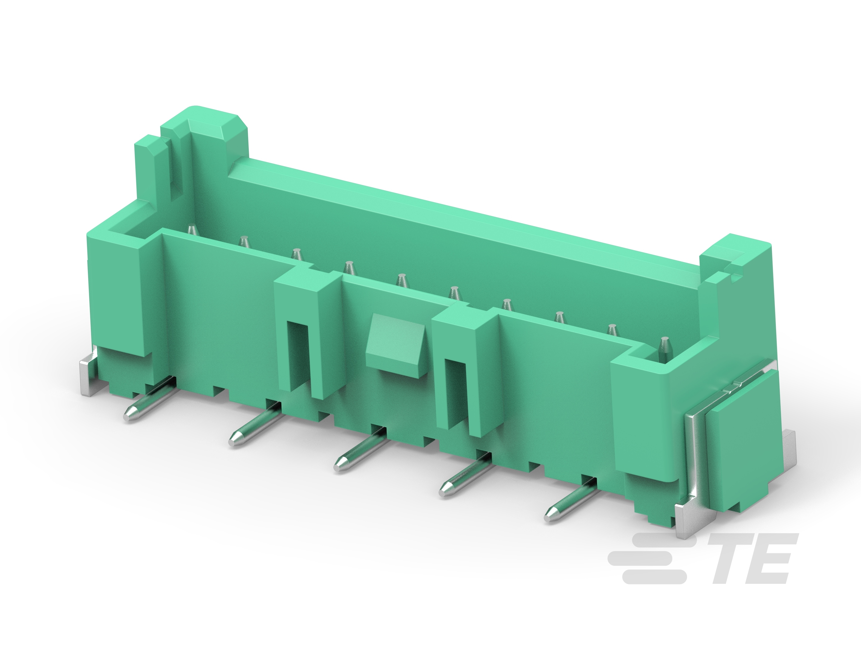 EP2.5 single row SMT header,10P,green-5-2365497-6