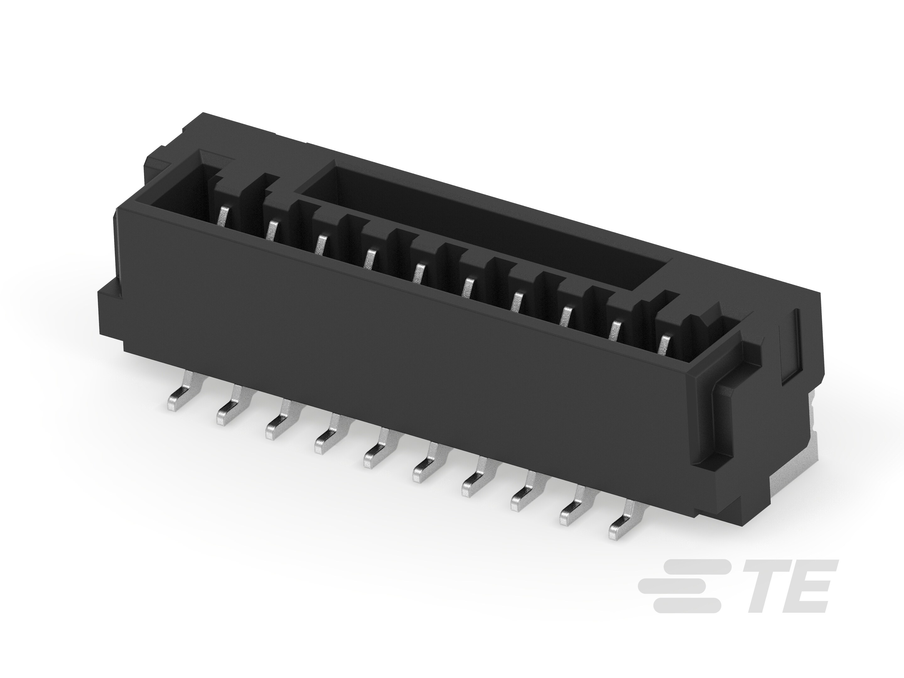 1.25P 10POS WTB VERT BRD W LATCH TIN BL-5-2390138-0