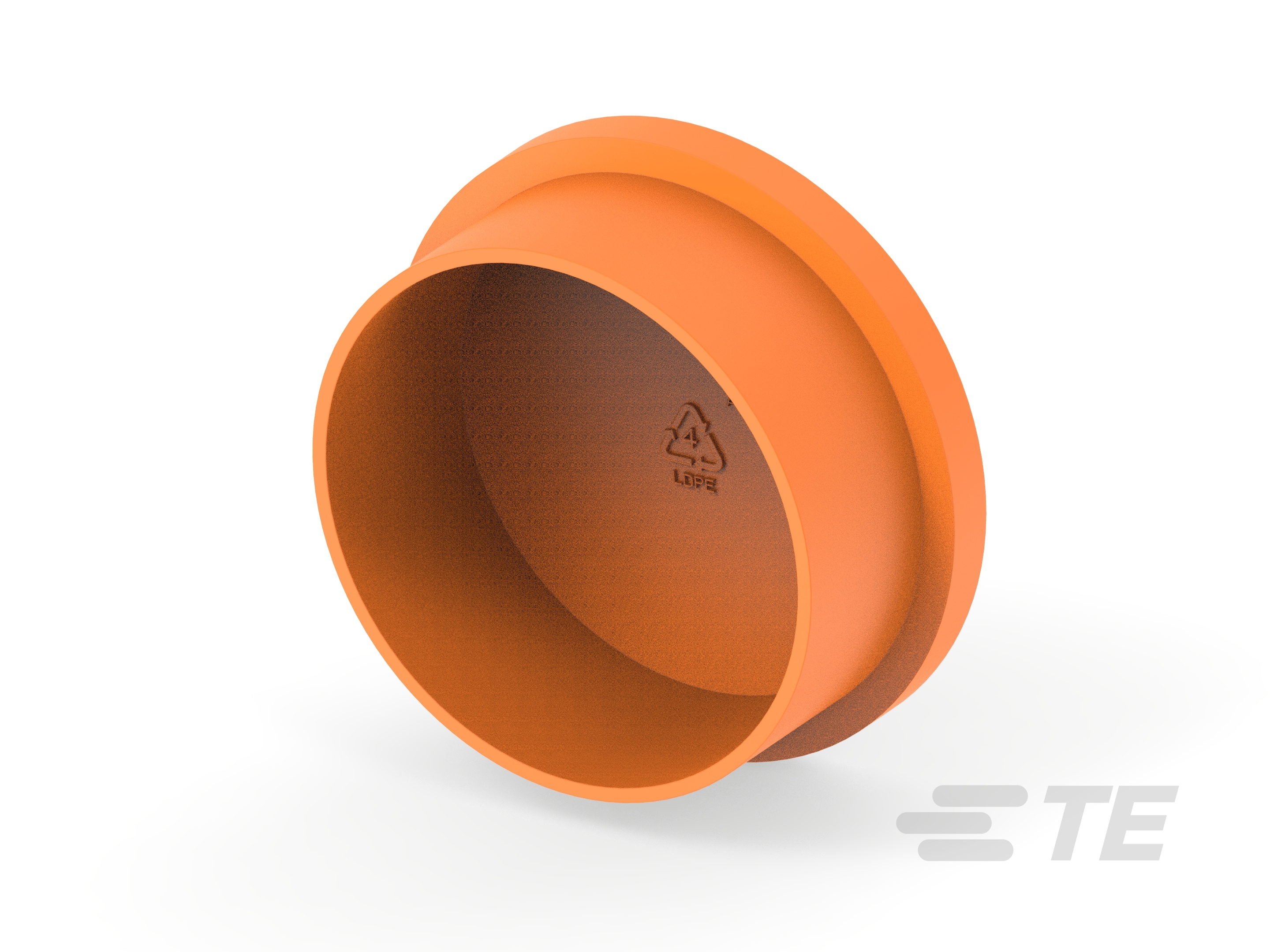 CAP, CPC, SIZE 23 PLUG, ORANGE-5-2407269-1