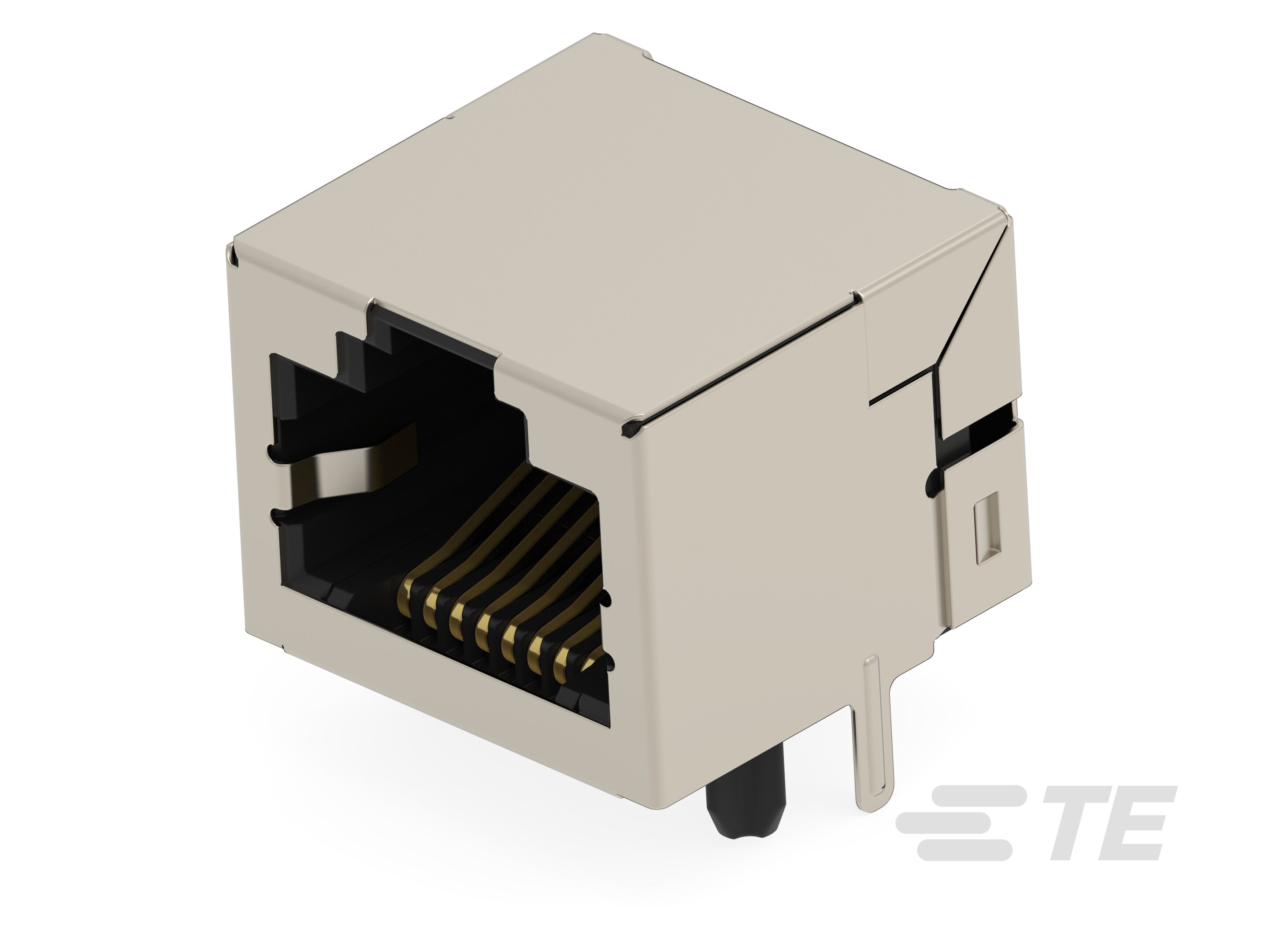 RJ45 JACK THR 10/100 R/A 1X1-5-2501551-6