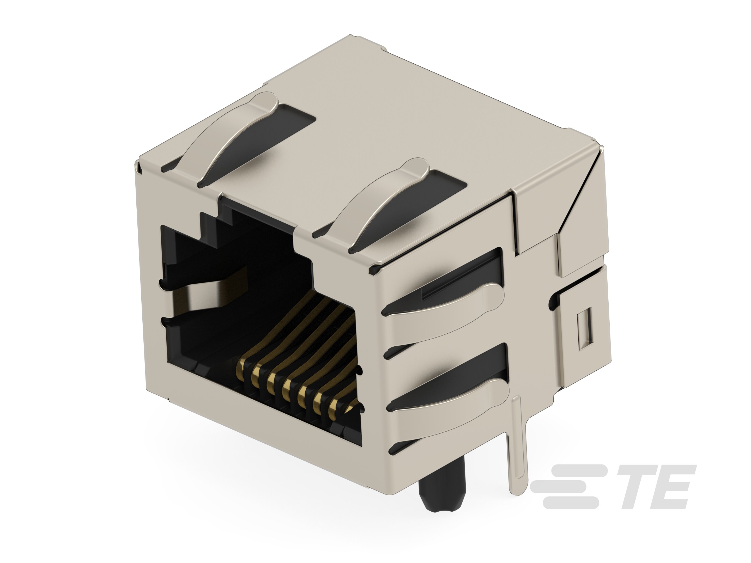 RJ45 JACK THR 10/100 R/A 1X1-5-2501551-7