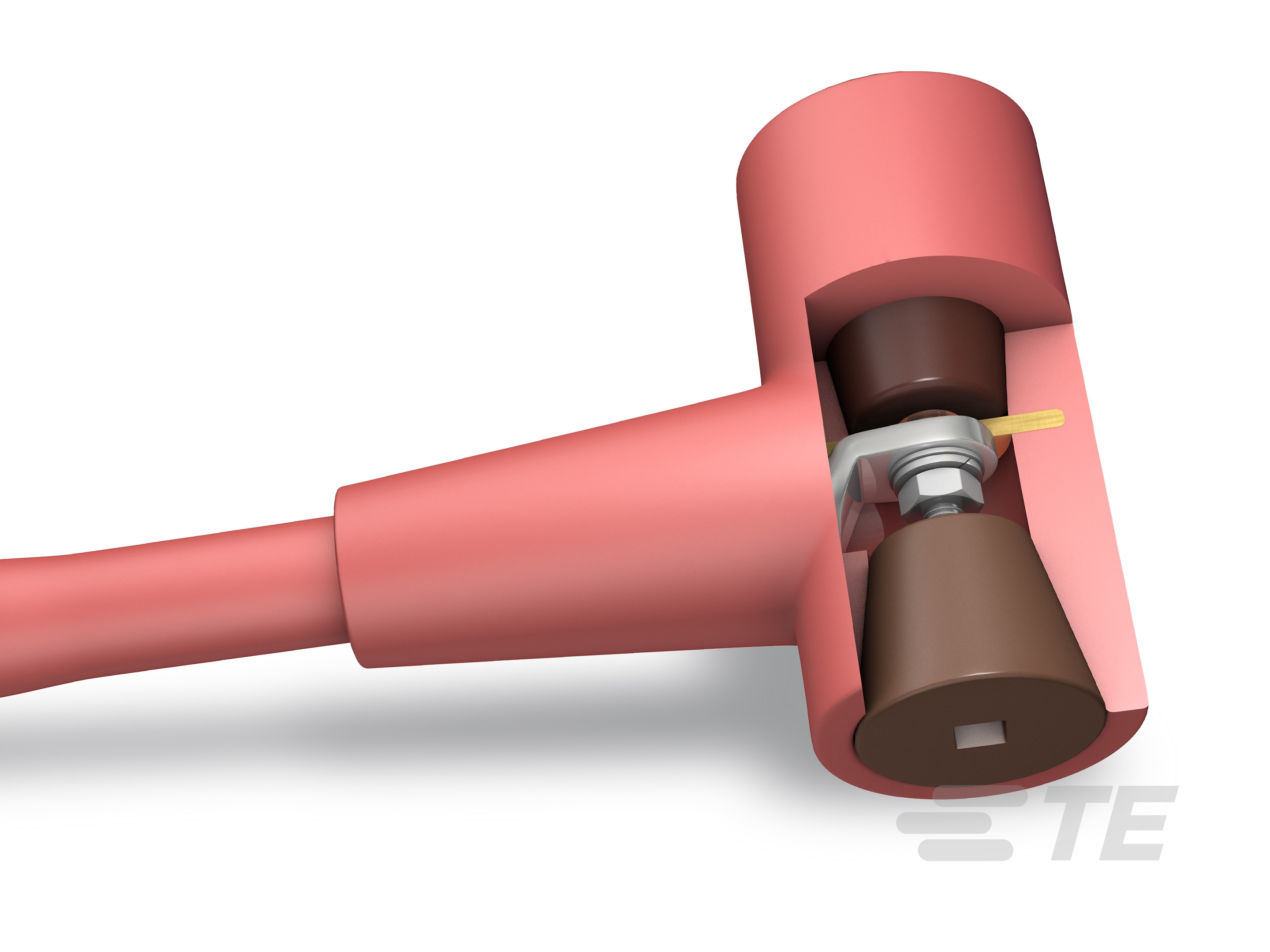 Dead Break Rack 753072-015 : RAYCHEM RICS Insulated T-Adapter | TE Connectivity