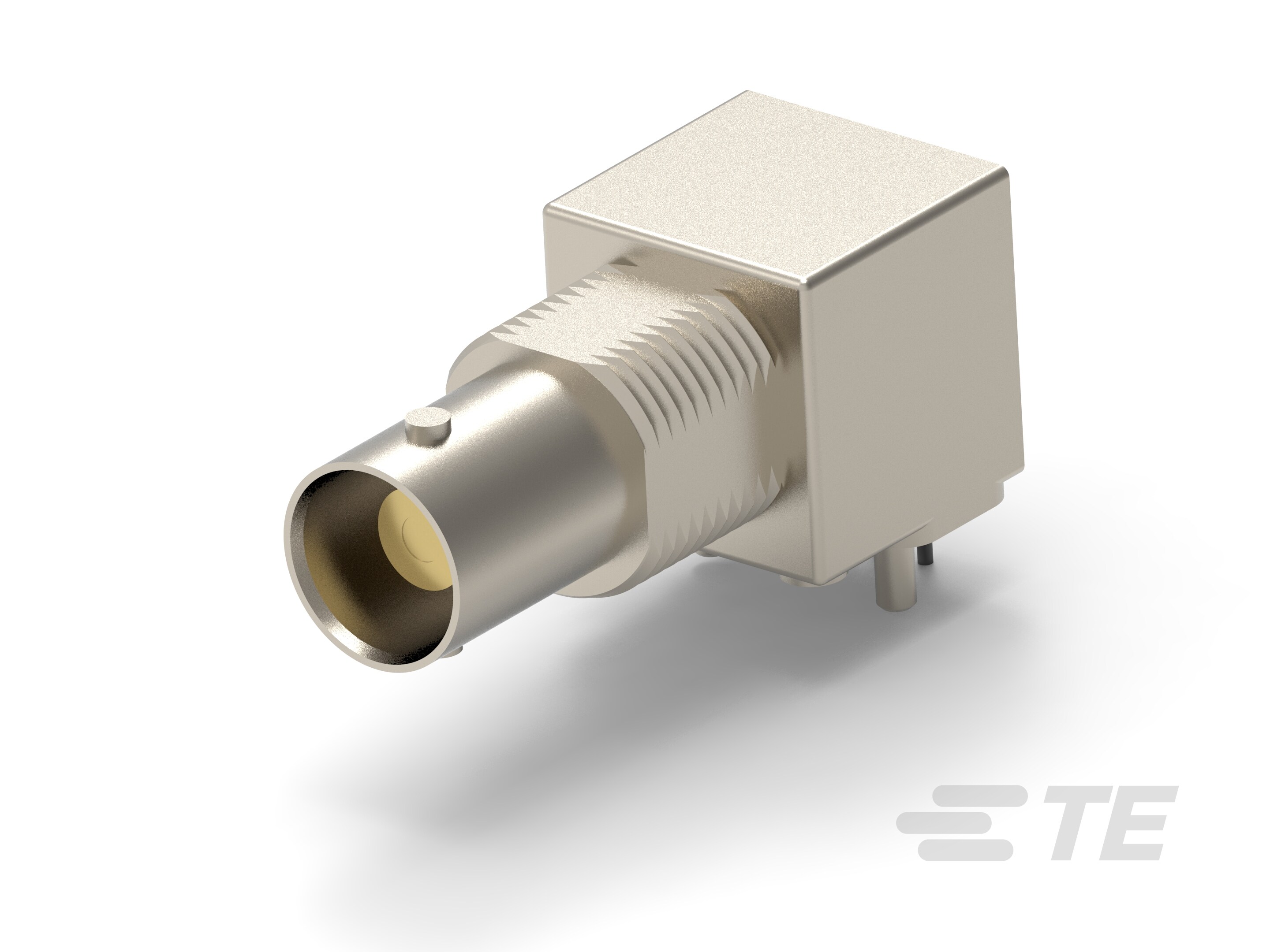 BNC R/A Shld PCB Skt 50Ohm Nickel Pltd B-6-1337494-0