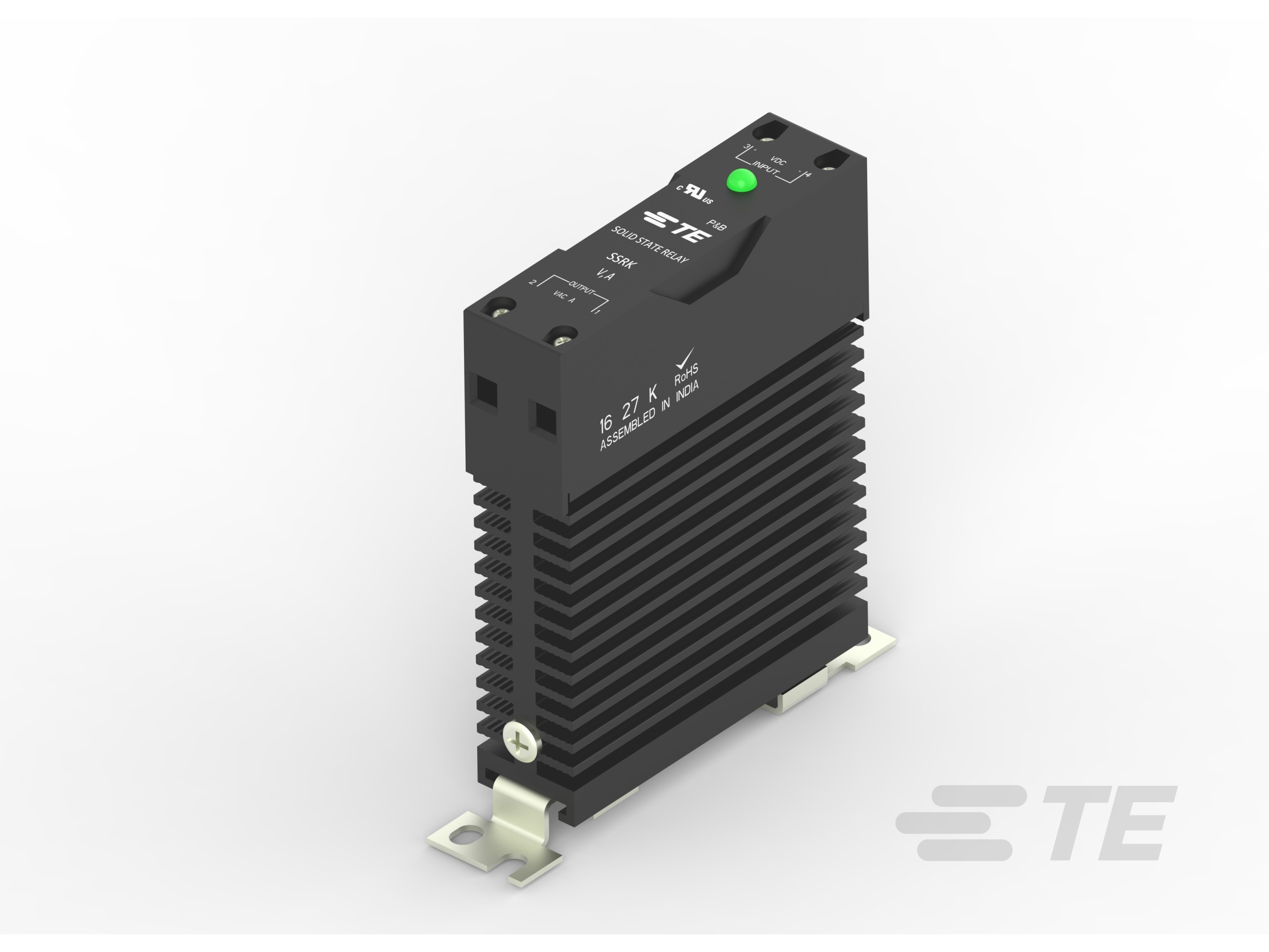 SSRK-240A10 = DIN Rail MOUNT,10A,240V AC-4-1393030-8