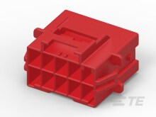 PTL 2X5 CAP PANEL MT HIGH TEMP KEY B RED-6-1971775-5