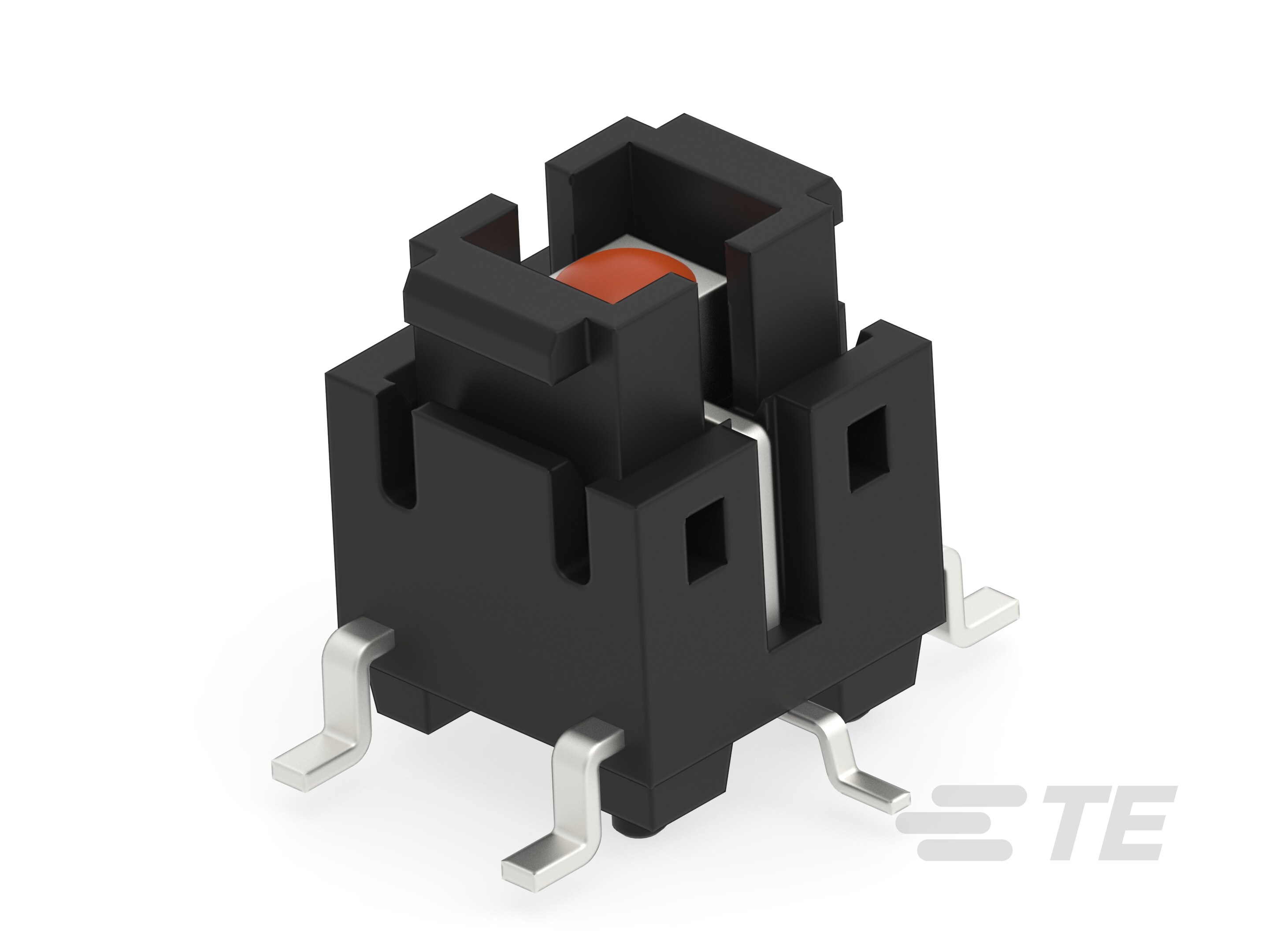 6X6 ILL TACT SMT 520GF HI RED ORANGE-6-2213819-2