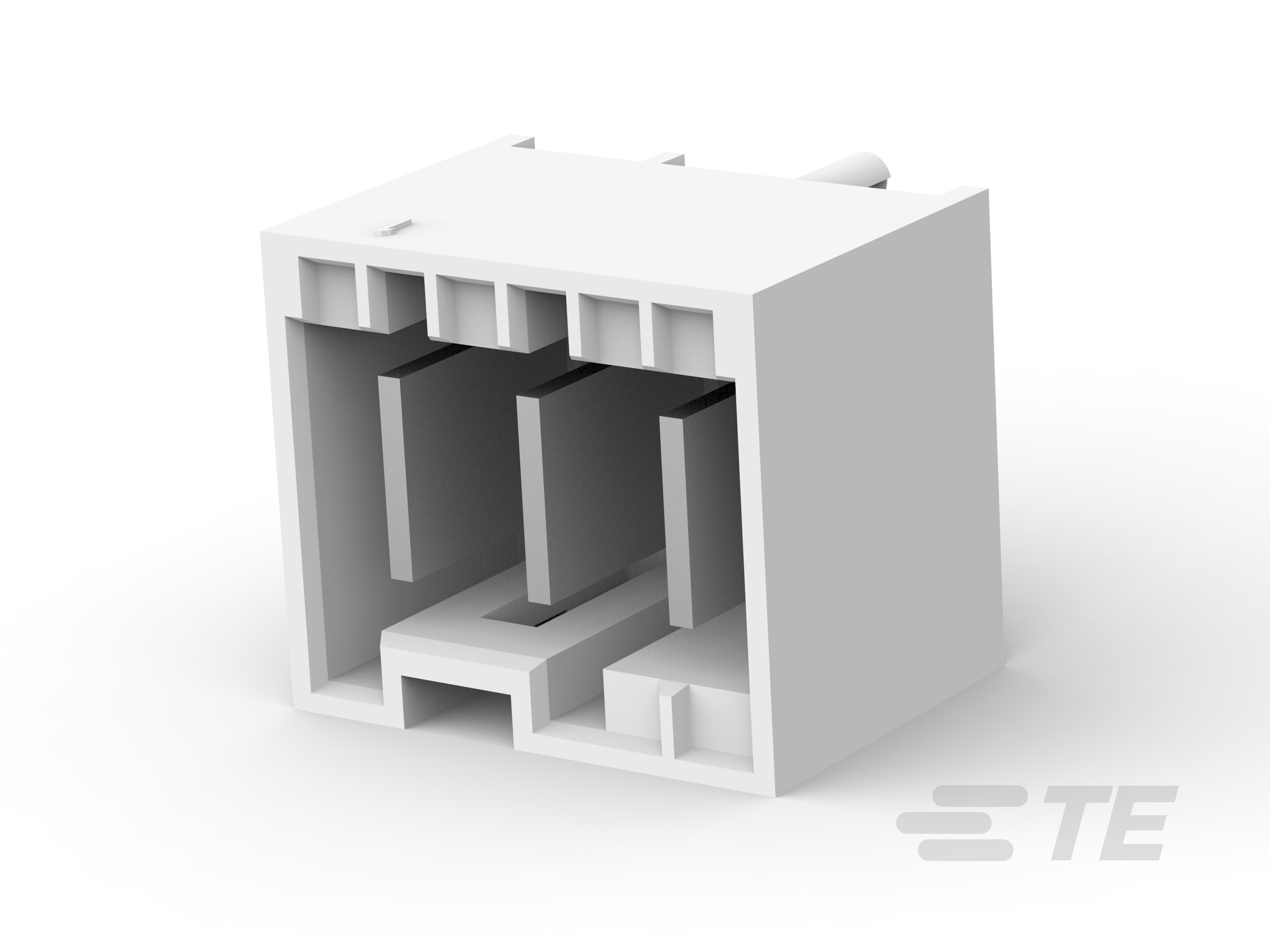 3P, PL RAST 5 Tab Header, TH,Vertical-6-2232532-3