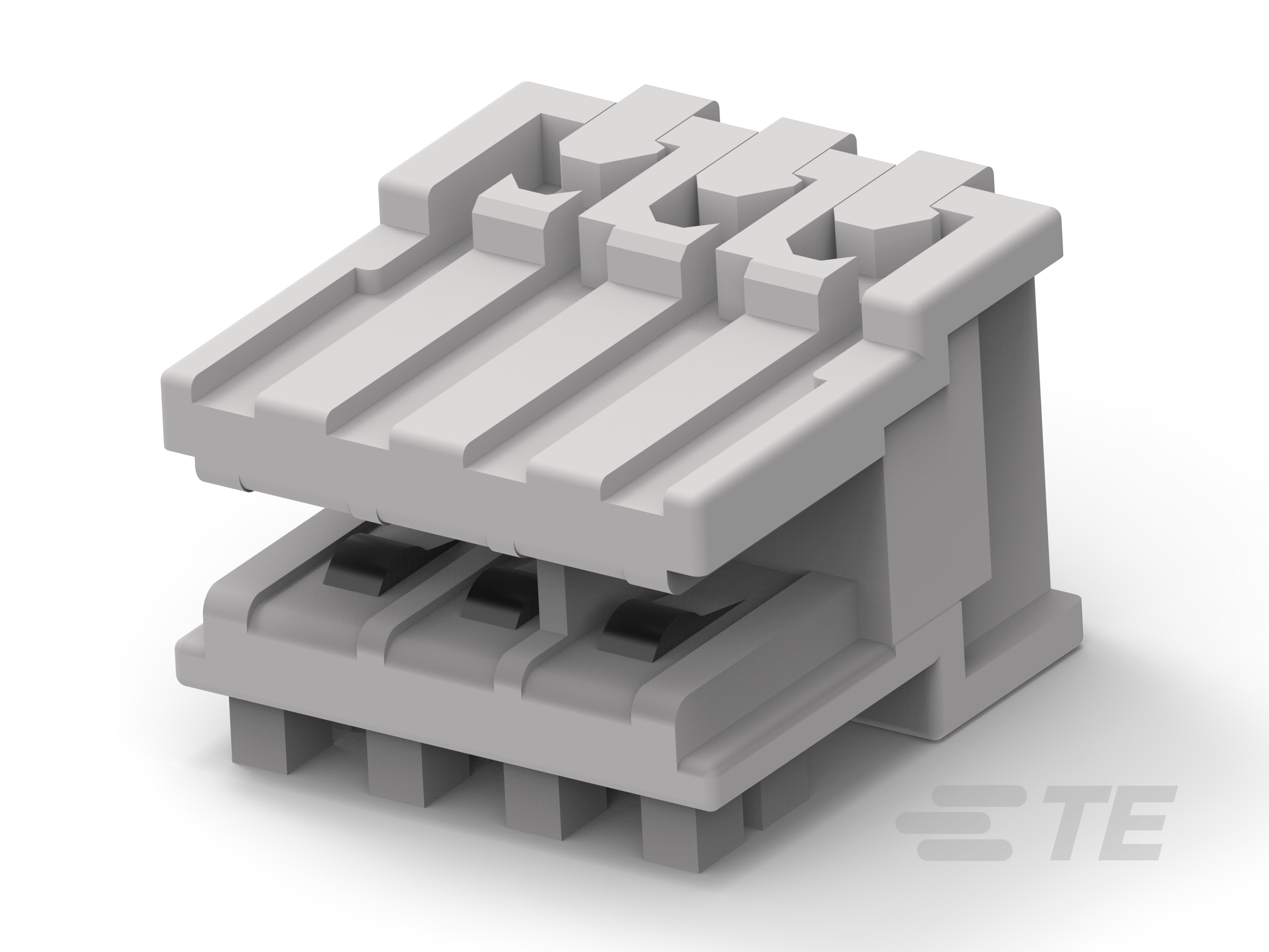 DUOPLUG MKI STD, KEYED 2/3, 3 POS., RED-6-2311500-3