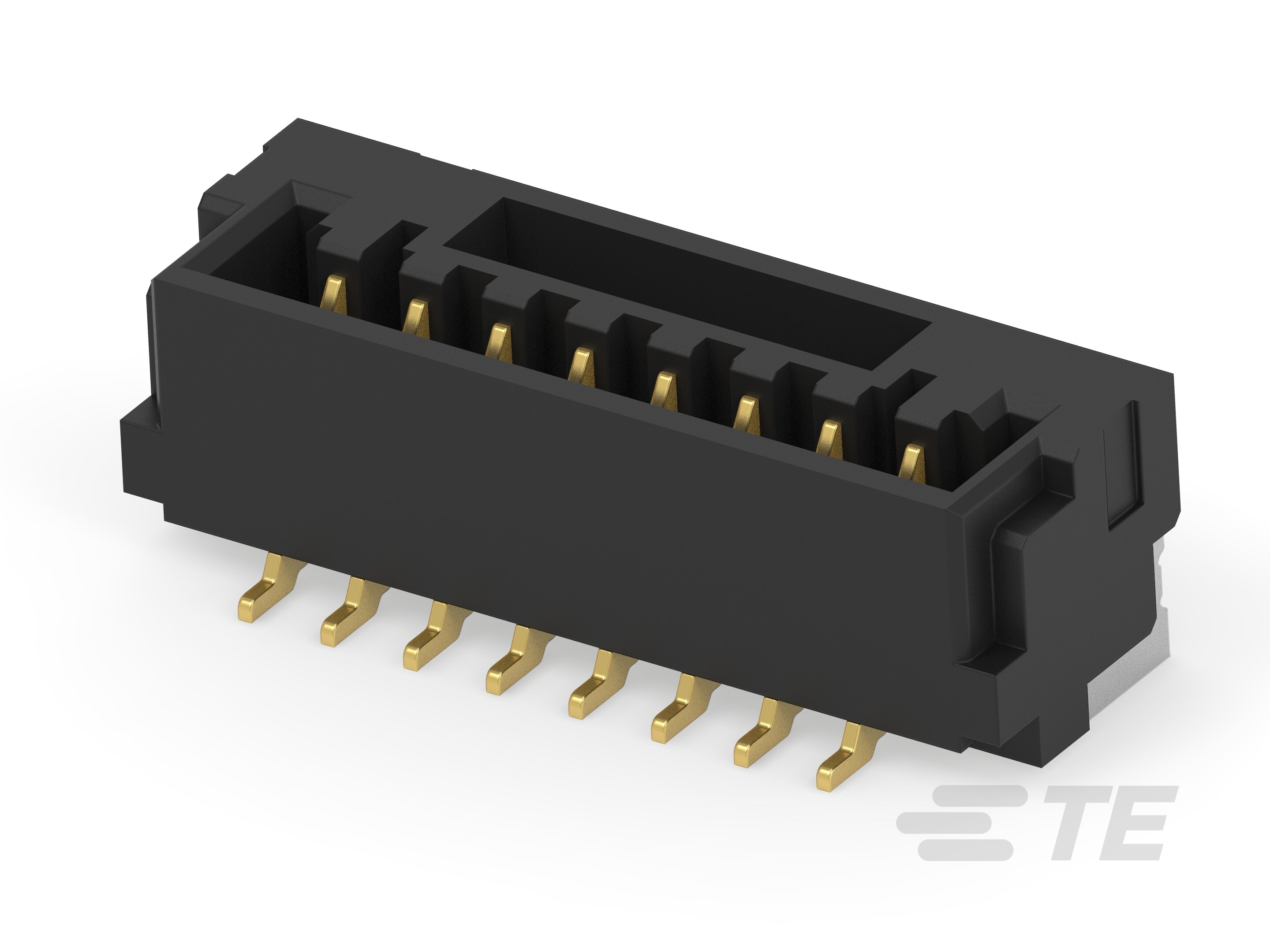 1.25P 8POS WTB VERT BRD W LATCH AU BL-6-2390138-8