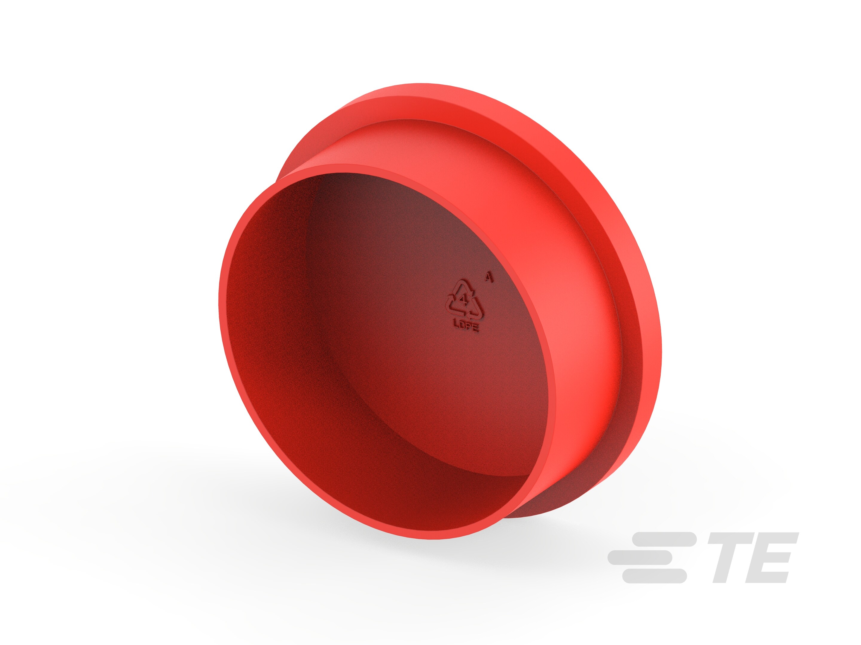 CAP, CPC, SIZE 23 RECP, RED-6-2407269-3
