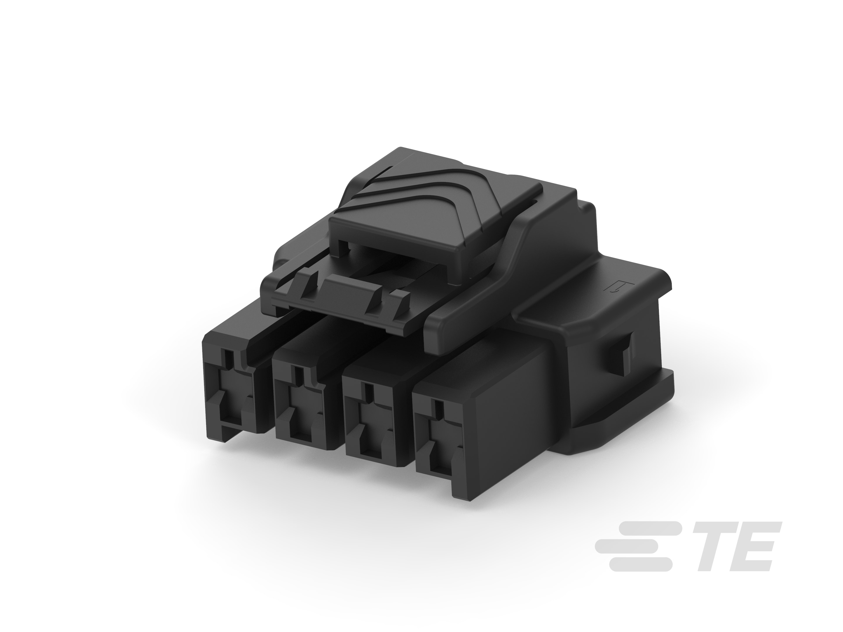 PTL 1X4 PLUG HSG HIGH TEMP KEY C BLK-7-1971773-4