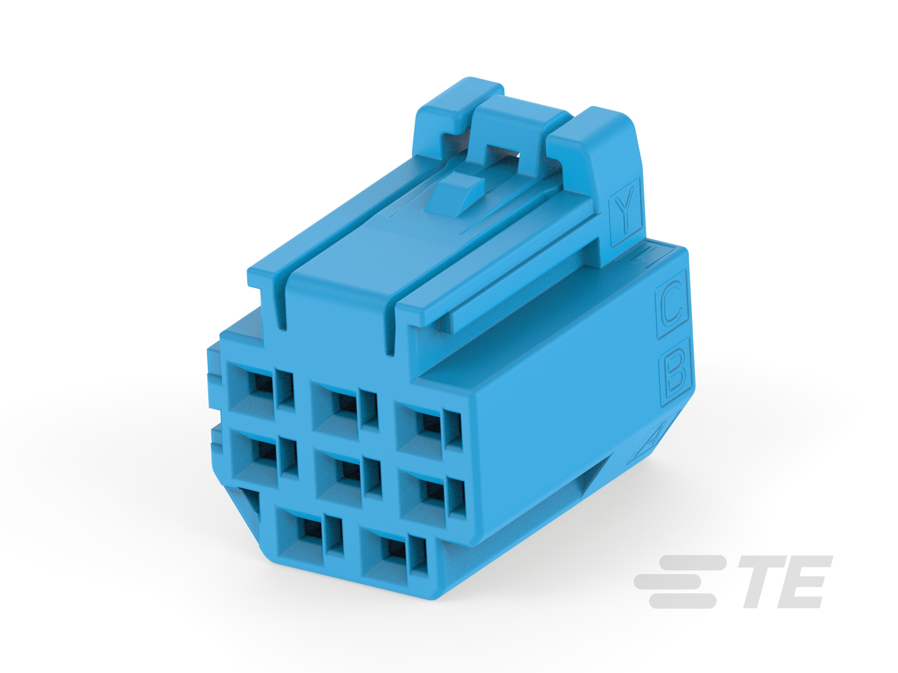 DYNAMIC D1000 SLIM REC HSG 8P Y KEY BL-8-2366515-8