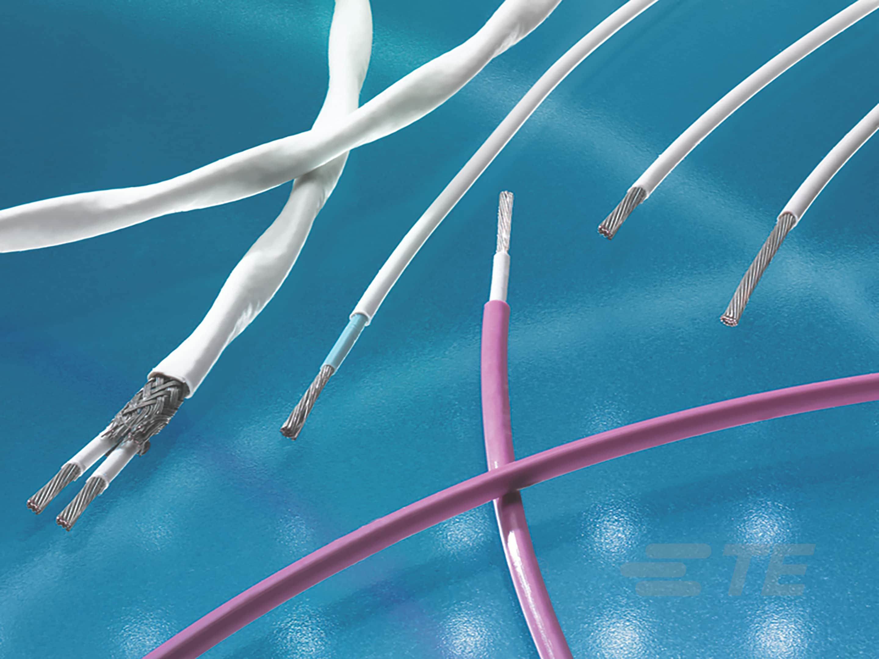 2 Core Twisted Pair Cable: Silver Coated Cable, 24 AWG-CAT-55PC-SC-2T-24