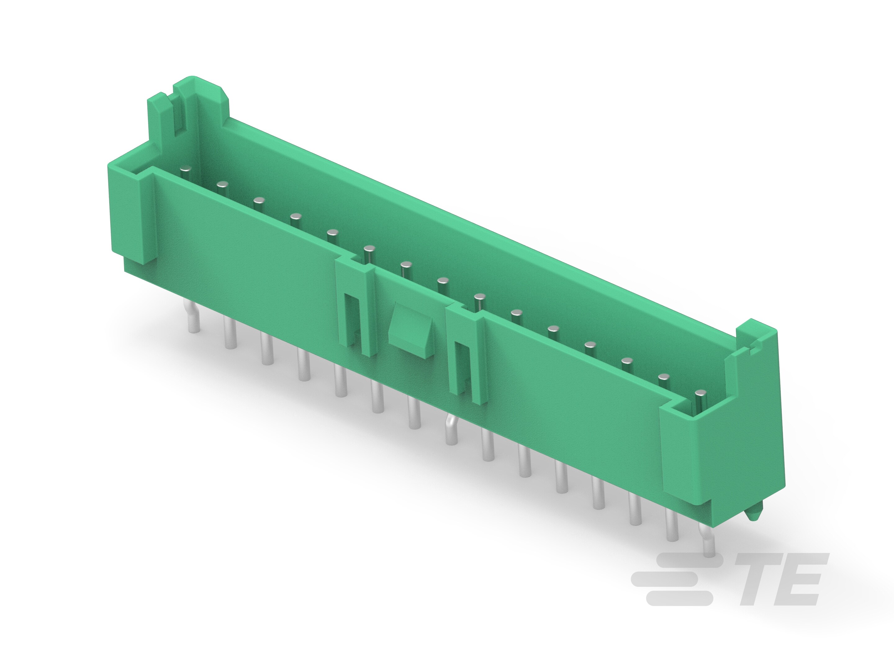 EP2.5 HDR 15P VERT BOSS,GREEN,UL-9-2338245-5