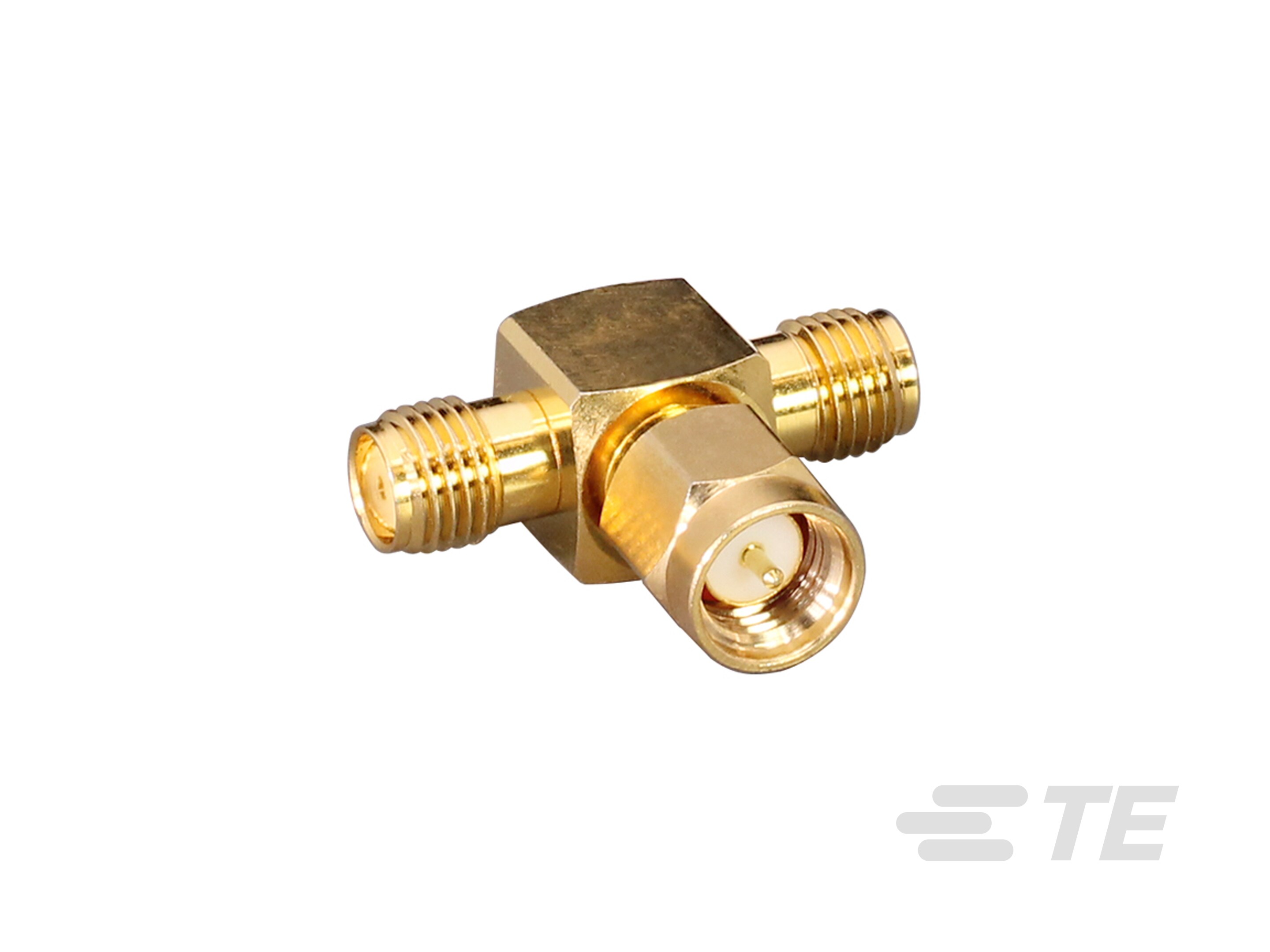 SMA Plug to SMA Jack (2) Tee-ADP-SMAM-SMAF-T-G