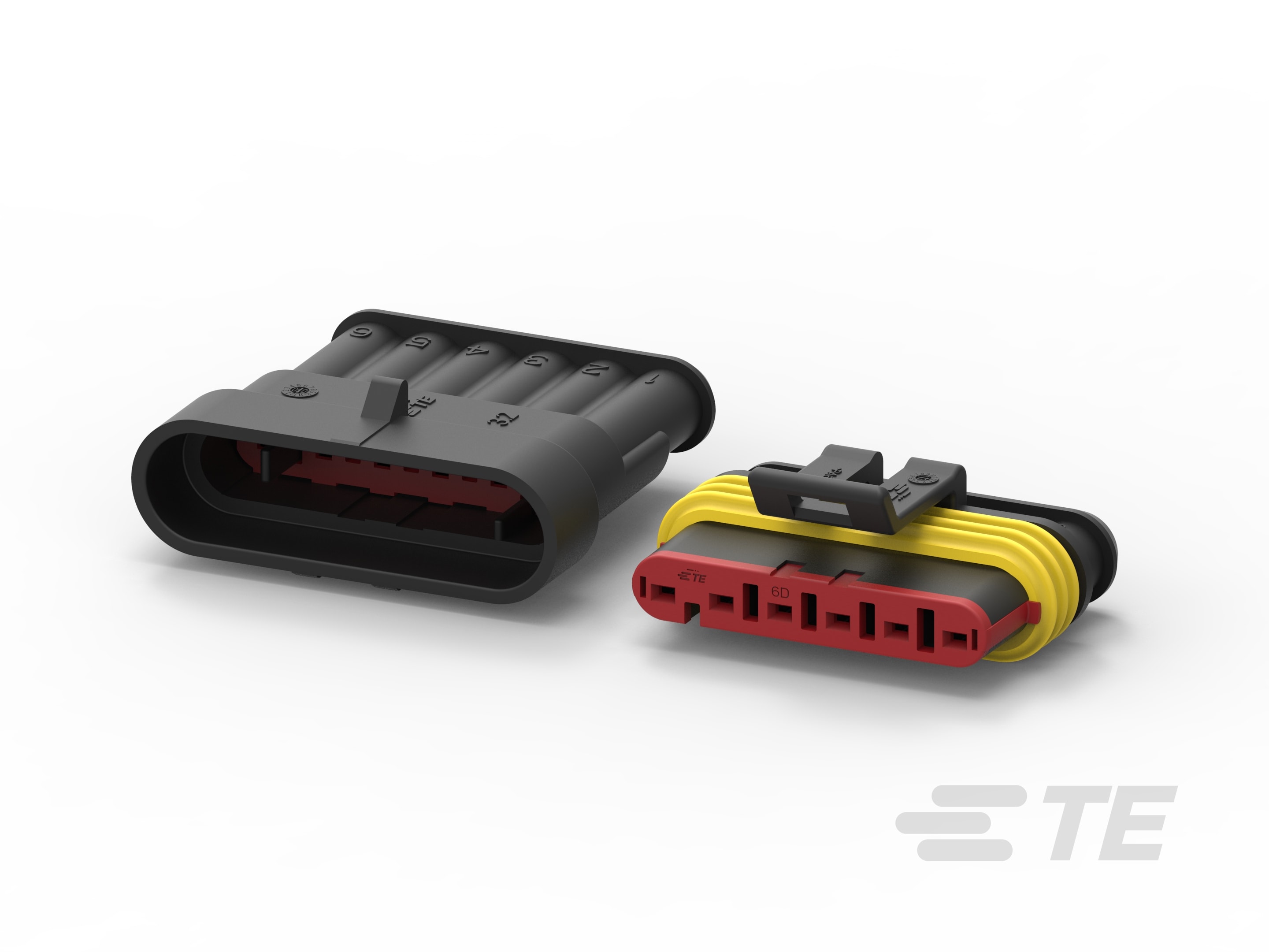 AMP SUPERSEAL 1.5MM, CONNECTOR HOUSING-CAT-AM71-CH8172