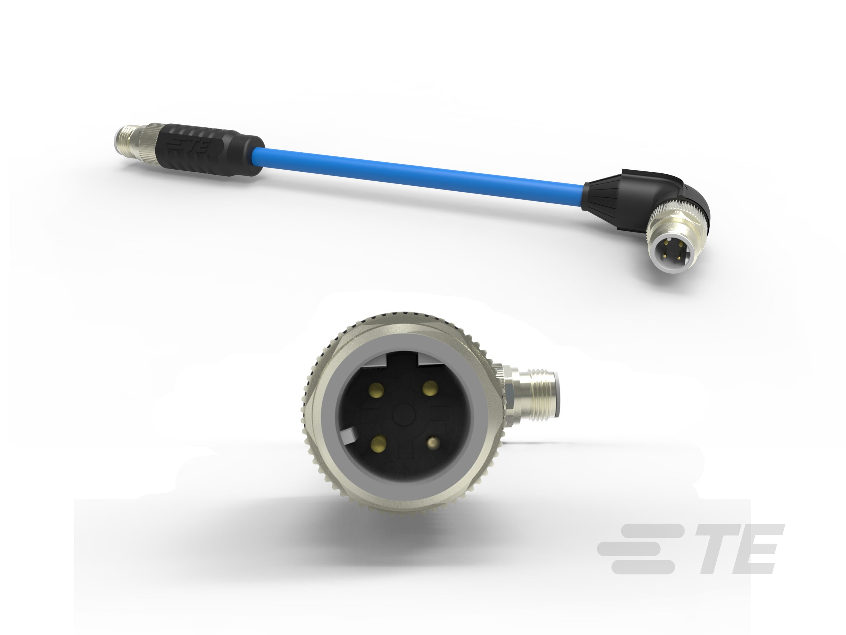 Cat5 Cable D4-Straight-D4 Right Angle-CAT-R131-M12